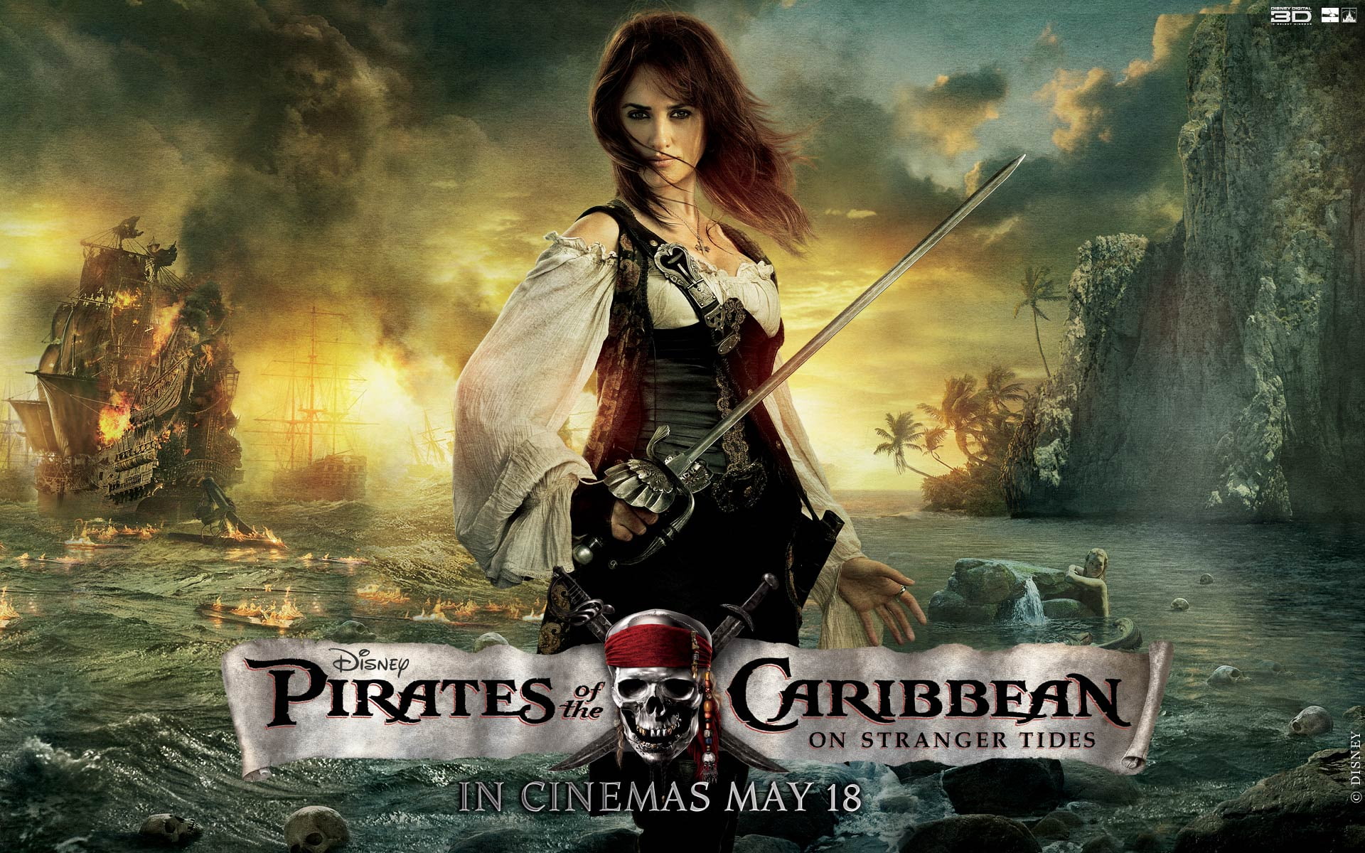 penelope, pirates, 1080P, cruz, caribbean, HD Wallpaper