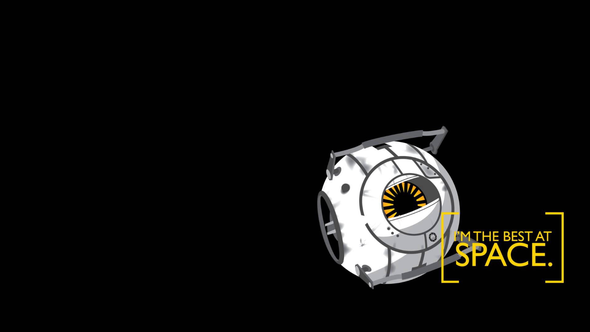 copy space, Portal 2, arts culture and entertainment, illuminated, single object, representation, space, gambling, studio shot, video games, lighting equipment, HD Wallpaper