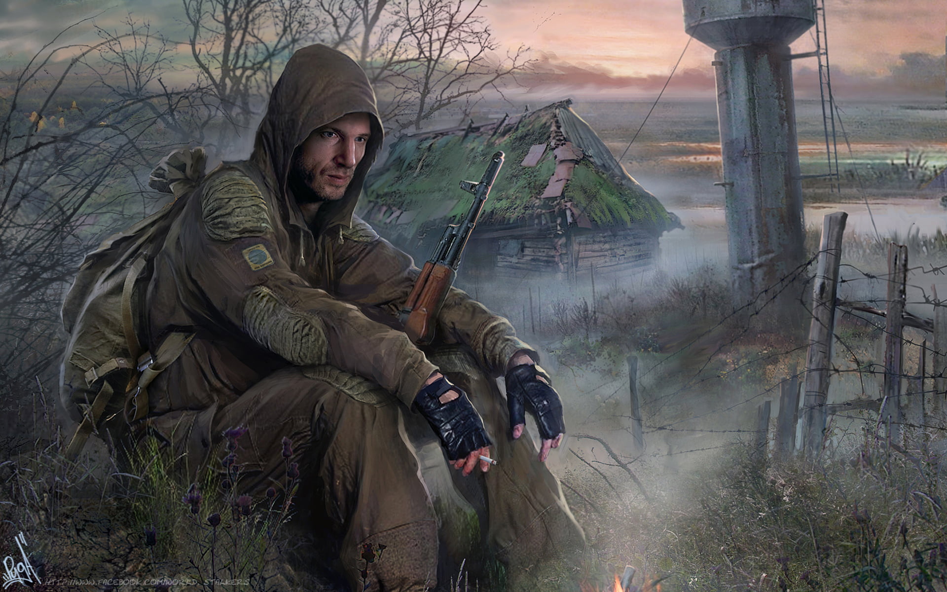 plant, armed Forces, nature, warm clothing, young adult, smoke - Physical Structure, outdoors, looking at camera, forest, weapon, protection, men, uniform, HD Wallpaper