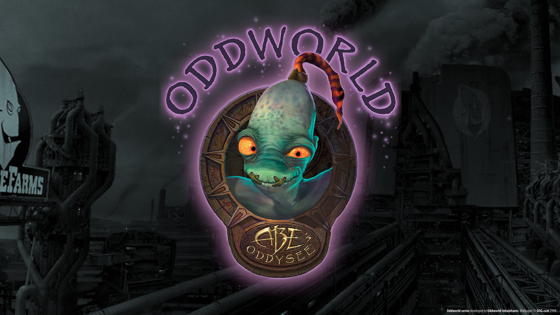 human face, male likeness, night, representation, creativity, horror, fear, people, human representation, art and craft, Oddworld, 1080P, text, human body part, HD Wallpaper