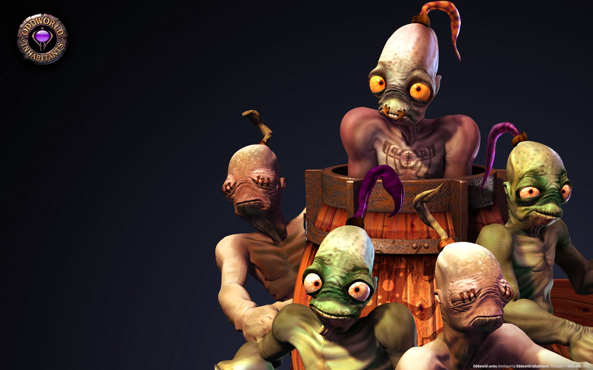 Oddworld: Abes Oddysee, 1080P, video games, Oddworld, Aliens, HD Wallpaper