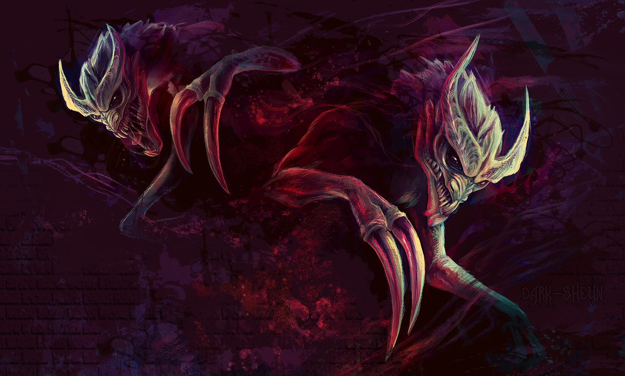 Clive Barker’s Undying, creature, artwork, video games, 1080P, science fiction, demon, HD Wallpaper