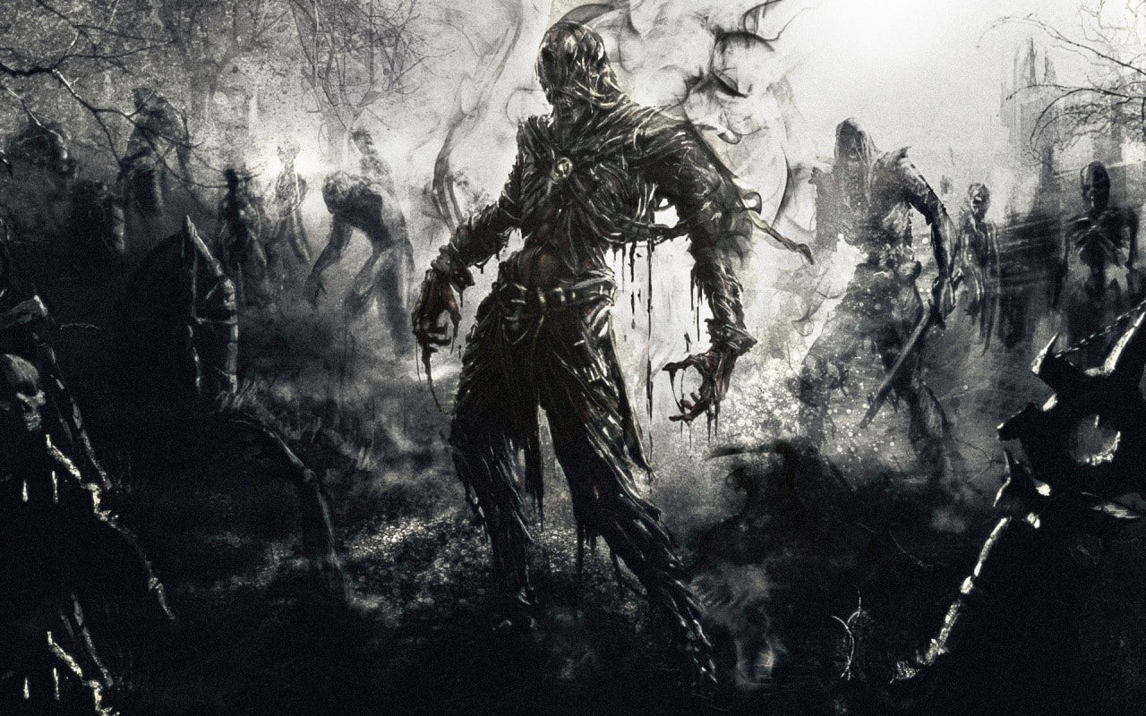 fantasy art, creature, fictional, horror, black, digital art, 720P, HD Wallpaper