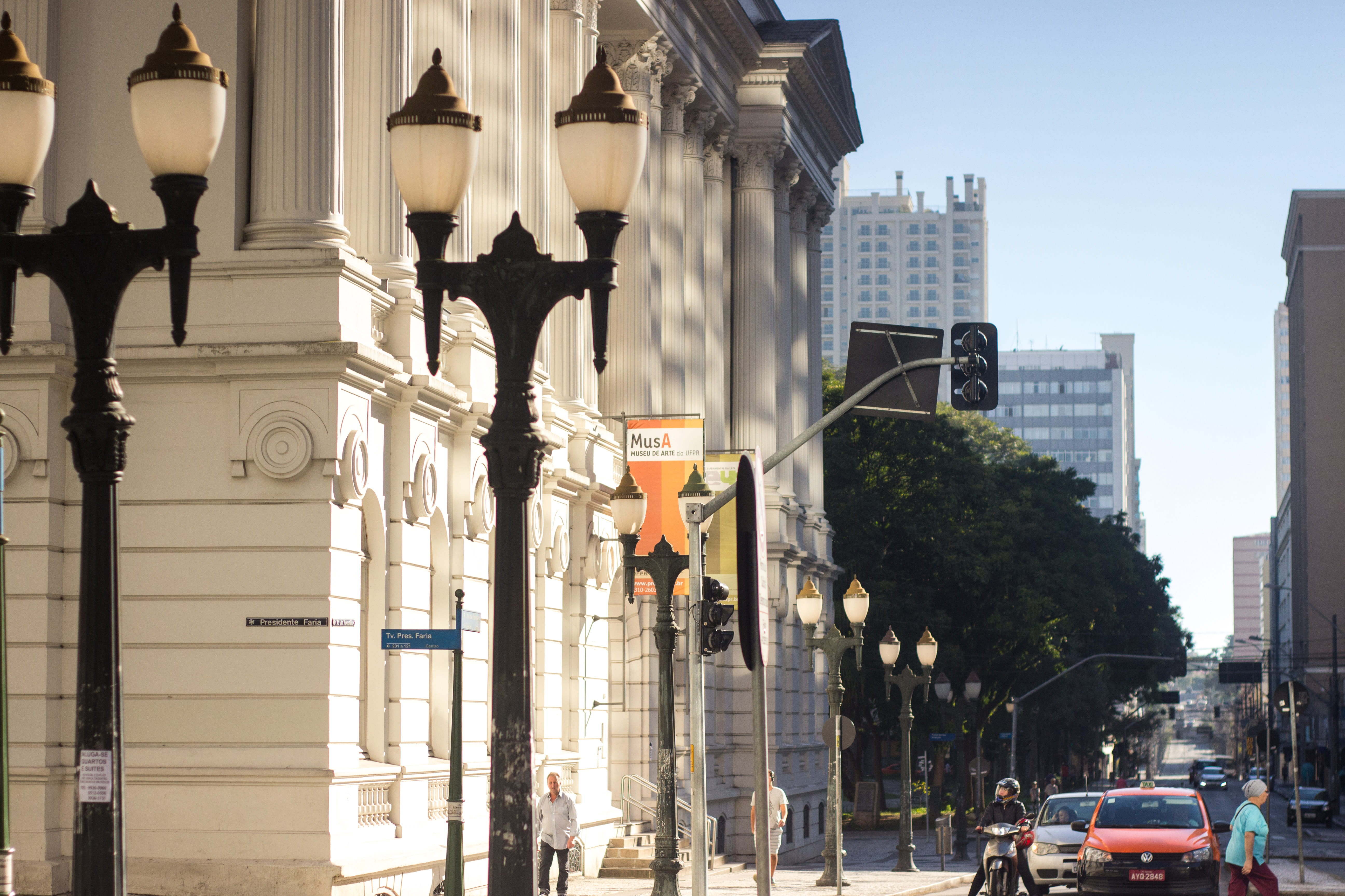 lamps, city center, transportation system, skyscraper, town, downtown, city, sky, urban area, lantern, traditional, day, tourism, buildings, land vehicle, HD Wallpaper