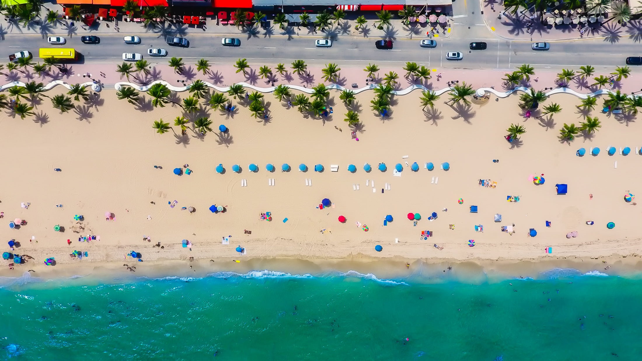 sand, 1080P, sea, eye, swimming pool, hdr, relaxation, tourism, men, aerial view, holiday, photography, seashore, nature, ocean, large group of people, HD Wallpaper
