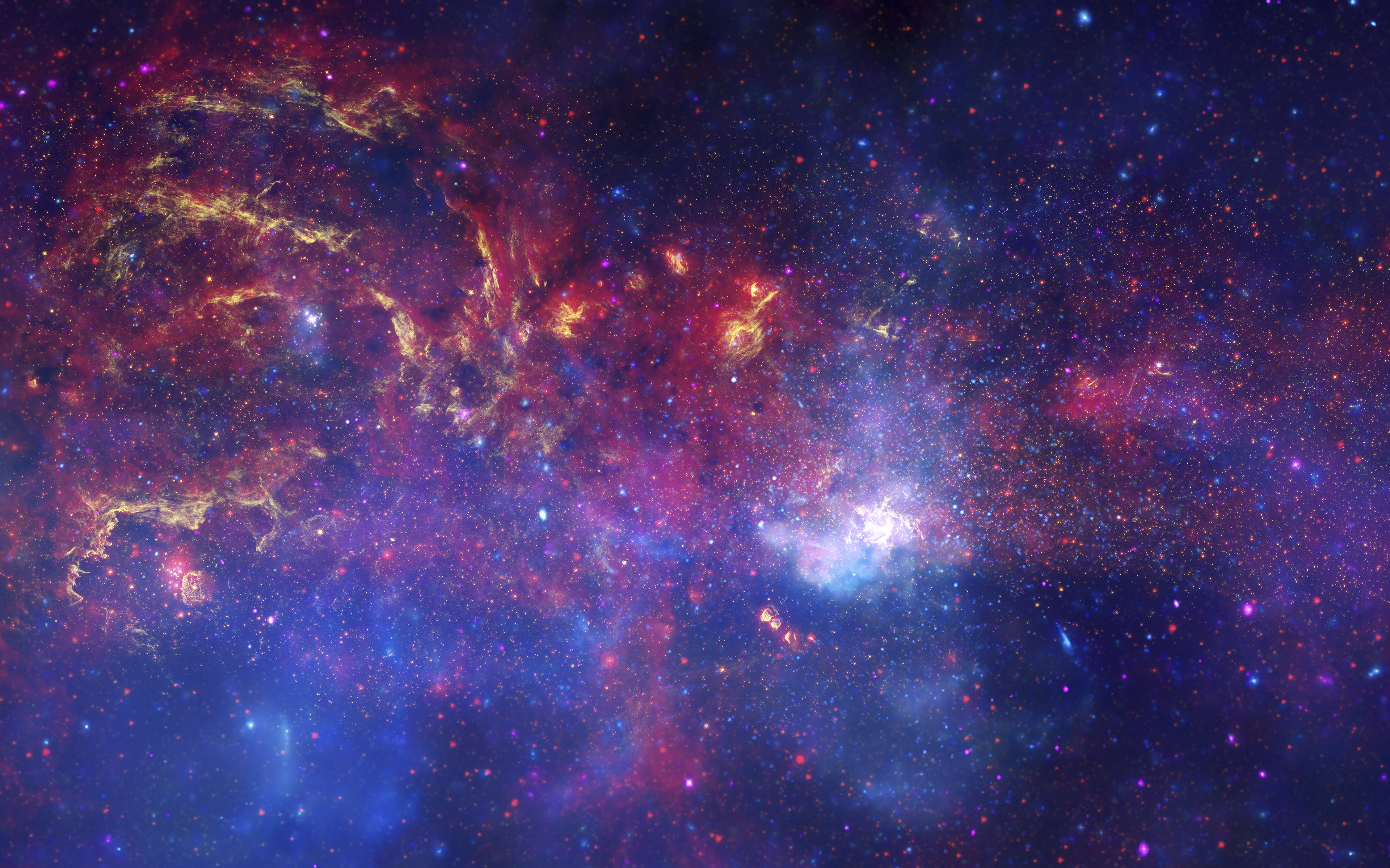 vibrant, galactic, evolution, k, 5k, stellar, 4K, HD Wallpaper