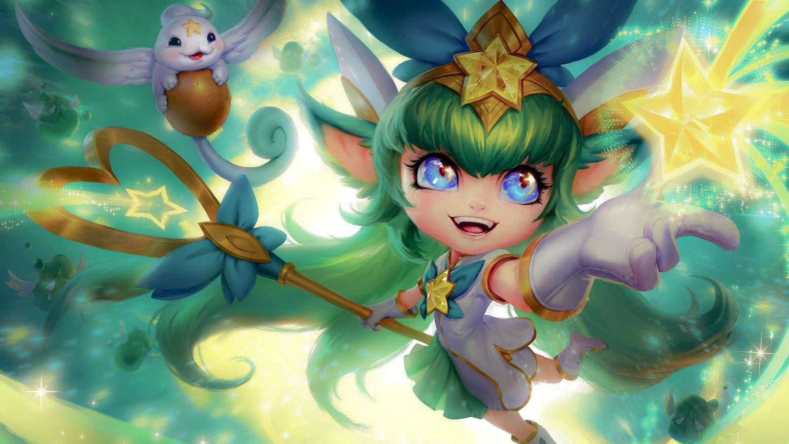 supporters, Star Guardian, League of Legends, 720P, Stellar, lulu, Guardiã Estelar, Lulu (League of Legends), HD Wallpaper