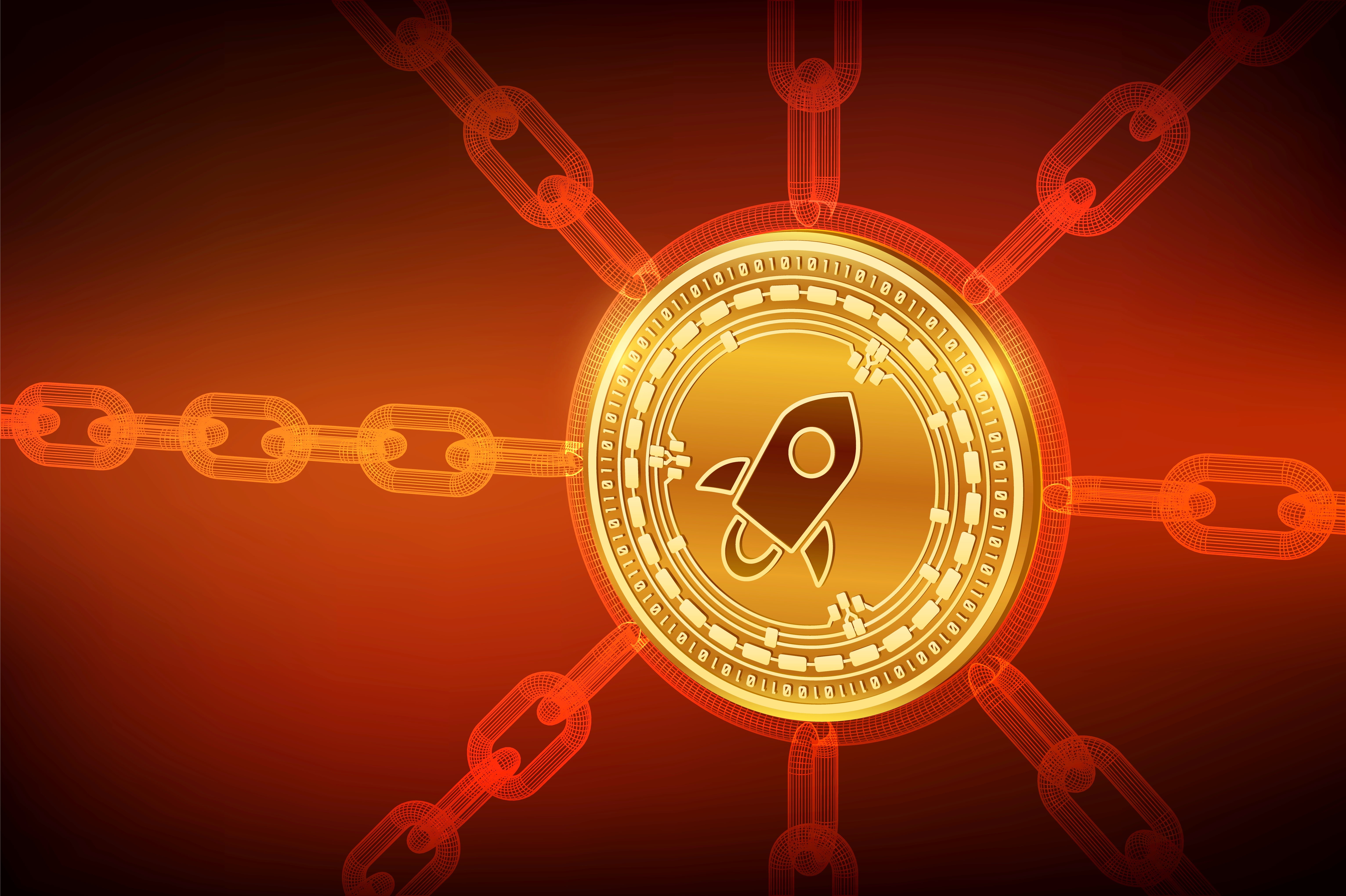 stellar, xlm, blockchain, cryptocurrency, 5K, chain, fon, HD Wallpaper