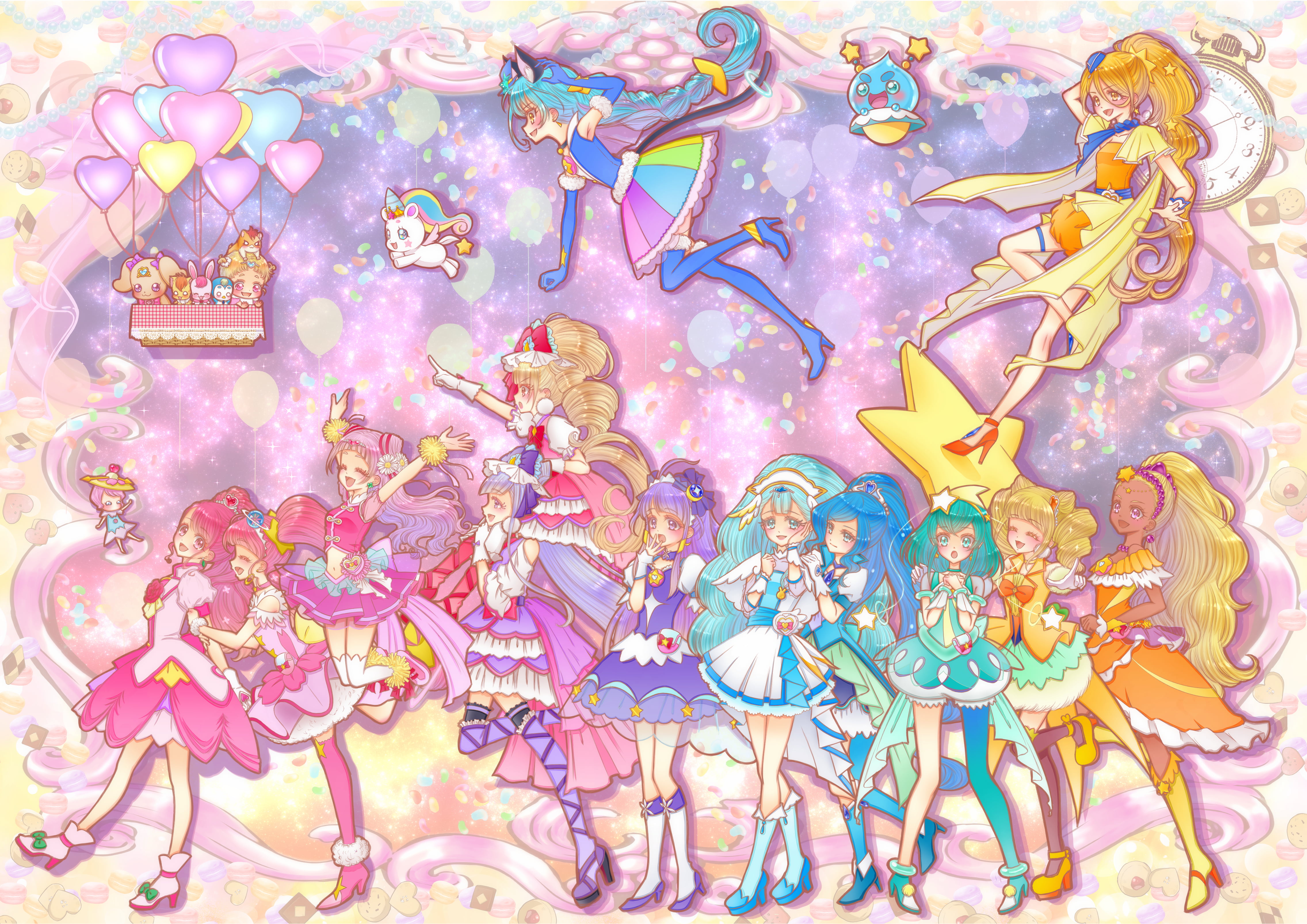 4K, Star Twinkle Precure, Healin Good ♥ Precure, Precure, HD Wallpaper