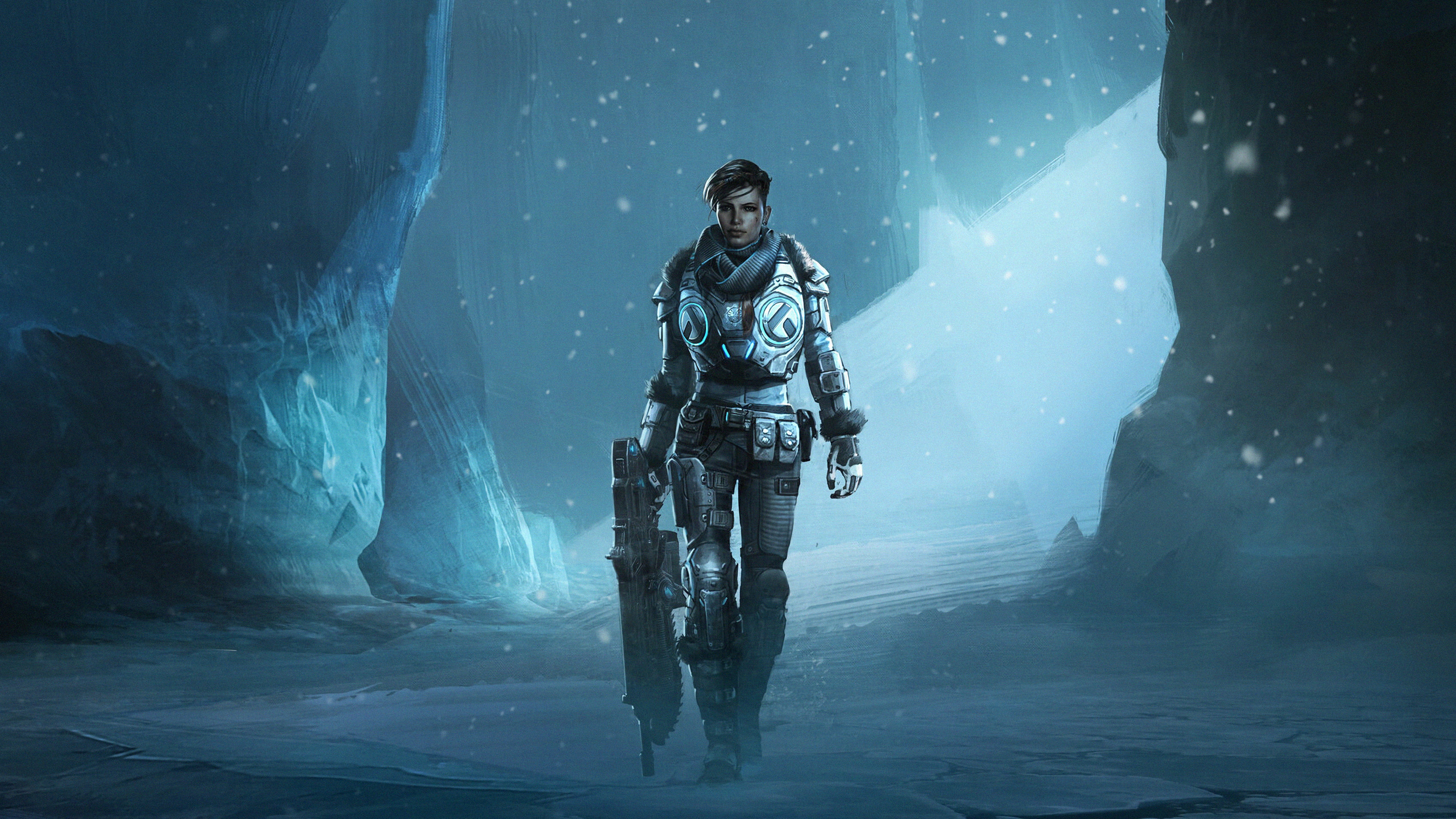 Gears of War, Gears 5, 2K, Woman Warrior, HD Wallpaper