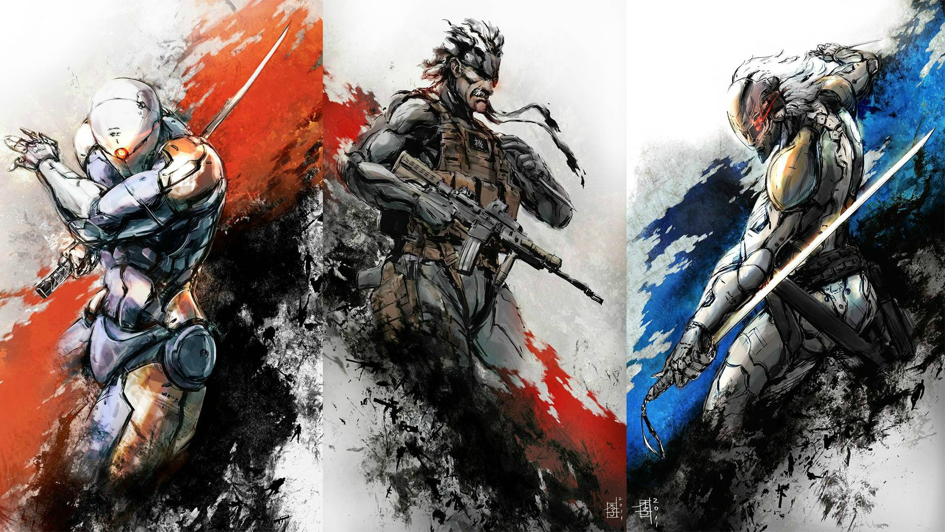 Video Game, Gray Fox (Metal Gear), Solid Snake, 1080P, Raiden (Metal Gear), Metal Gear, HD Wallpaper