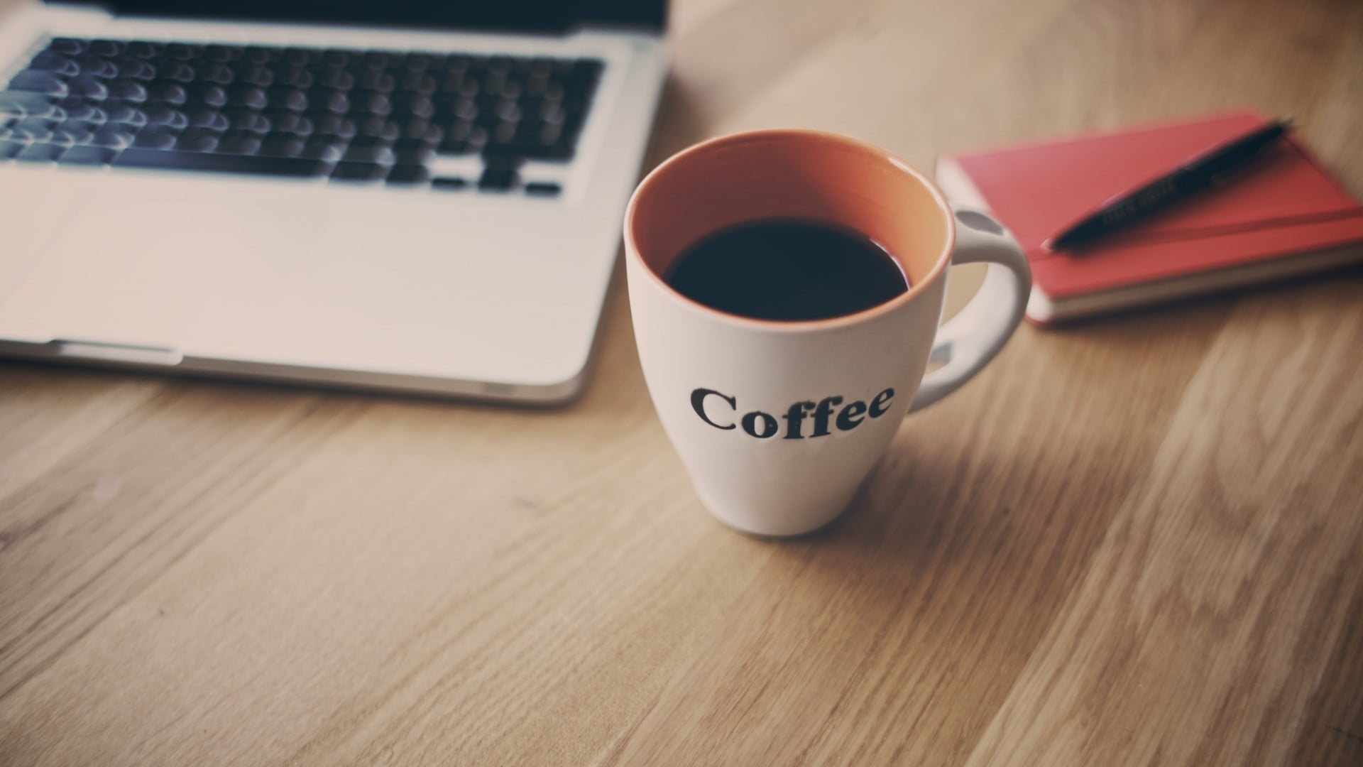 1080P, coffee, coffee - Drink, office, ideas, espresso, white, drink, food and drink, close-up, communication, technology, ceramic, indoors, books, still life, HD Wallpaper