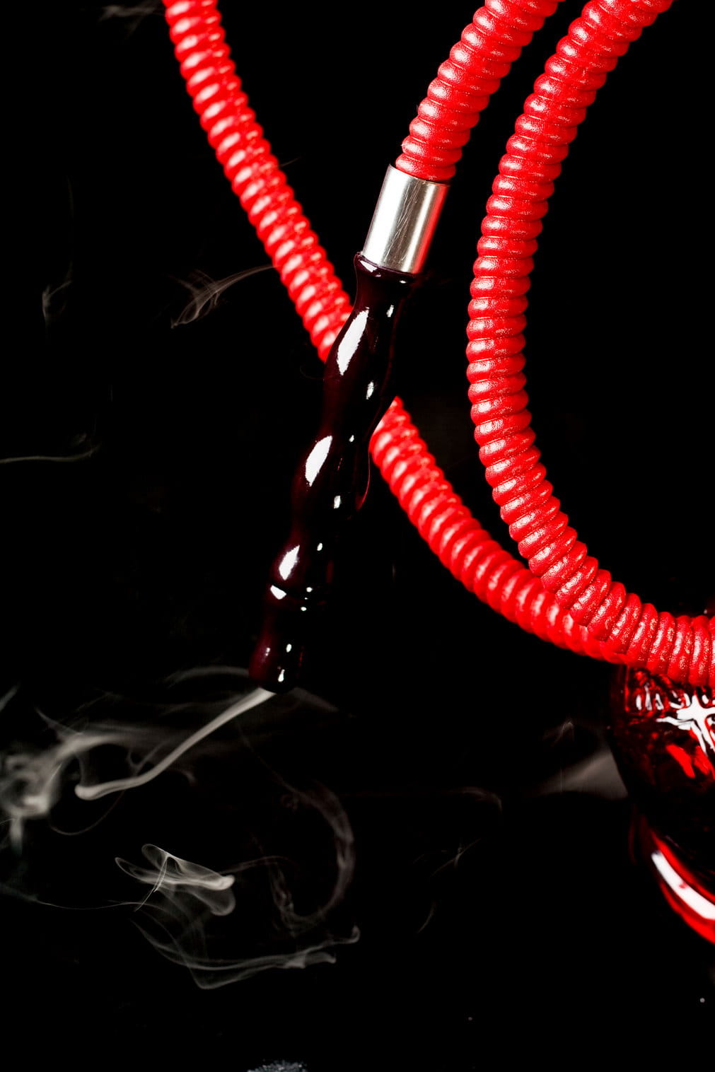 dark, illuminated, marijuana, pipe, relaxation, pattern, studio shot, red, black color, close-up, no people, hookah, technology, indoors, 720P, egyptian, Phone HD Wallpaper