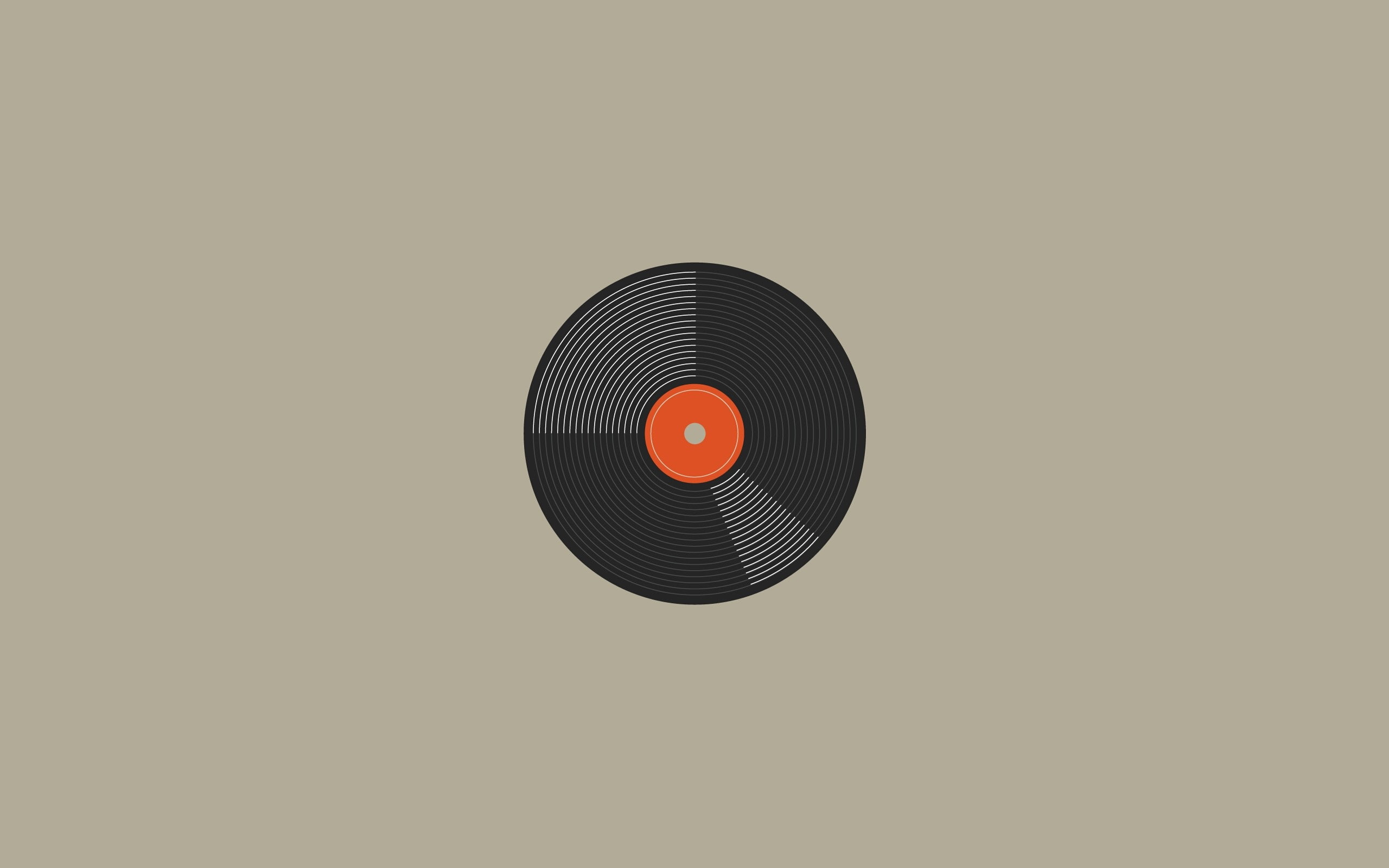 vinyl, minimalism, 2K, HD Wallpaper