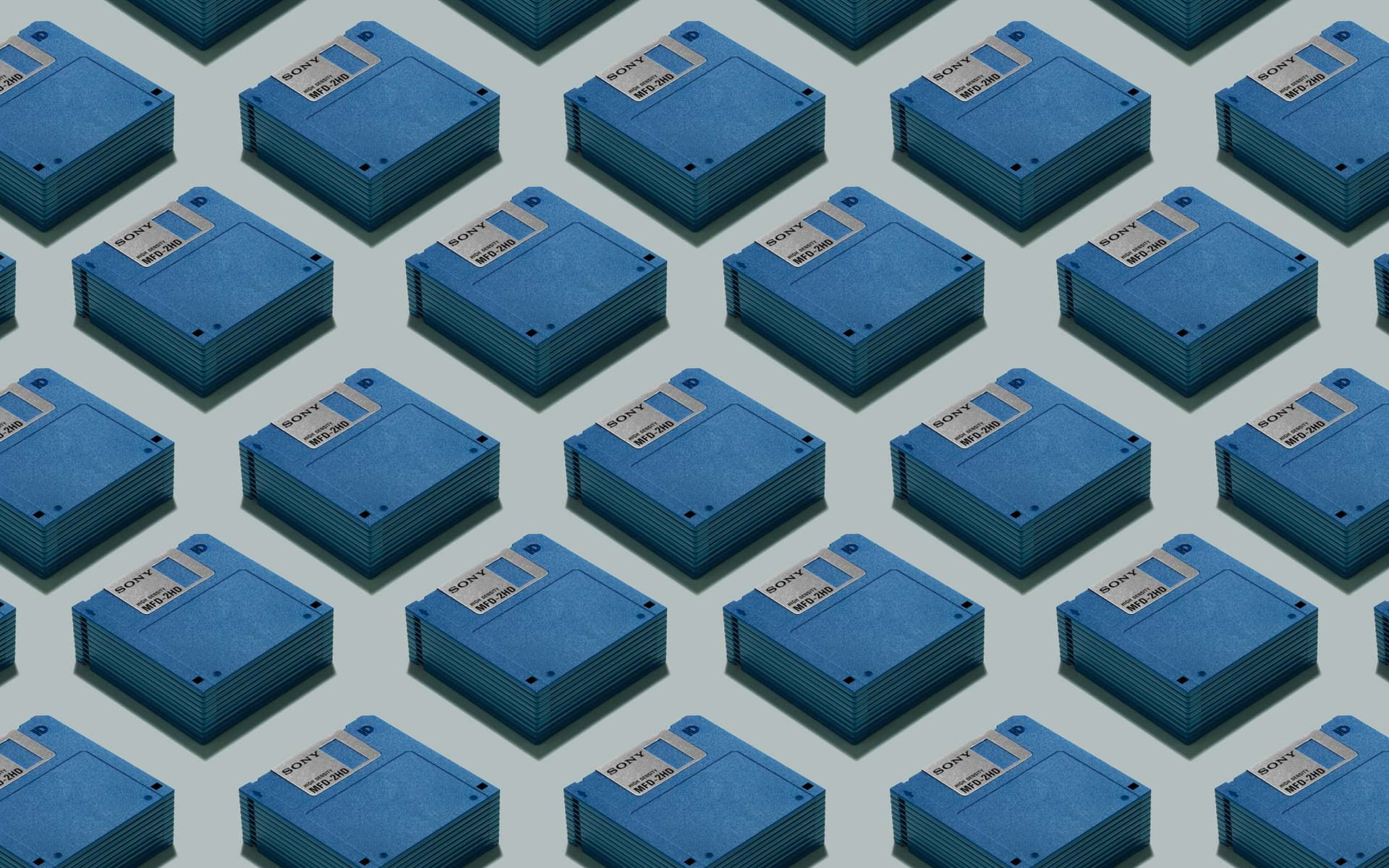 floppy disk, building, white color, close-up, blue, backgrounds, day, pattern, indoors, side by side, city, architecture and art, no people, built structure, HD Wallpaper