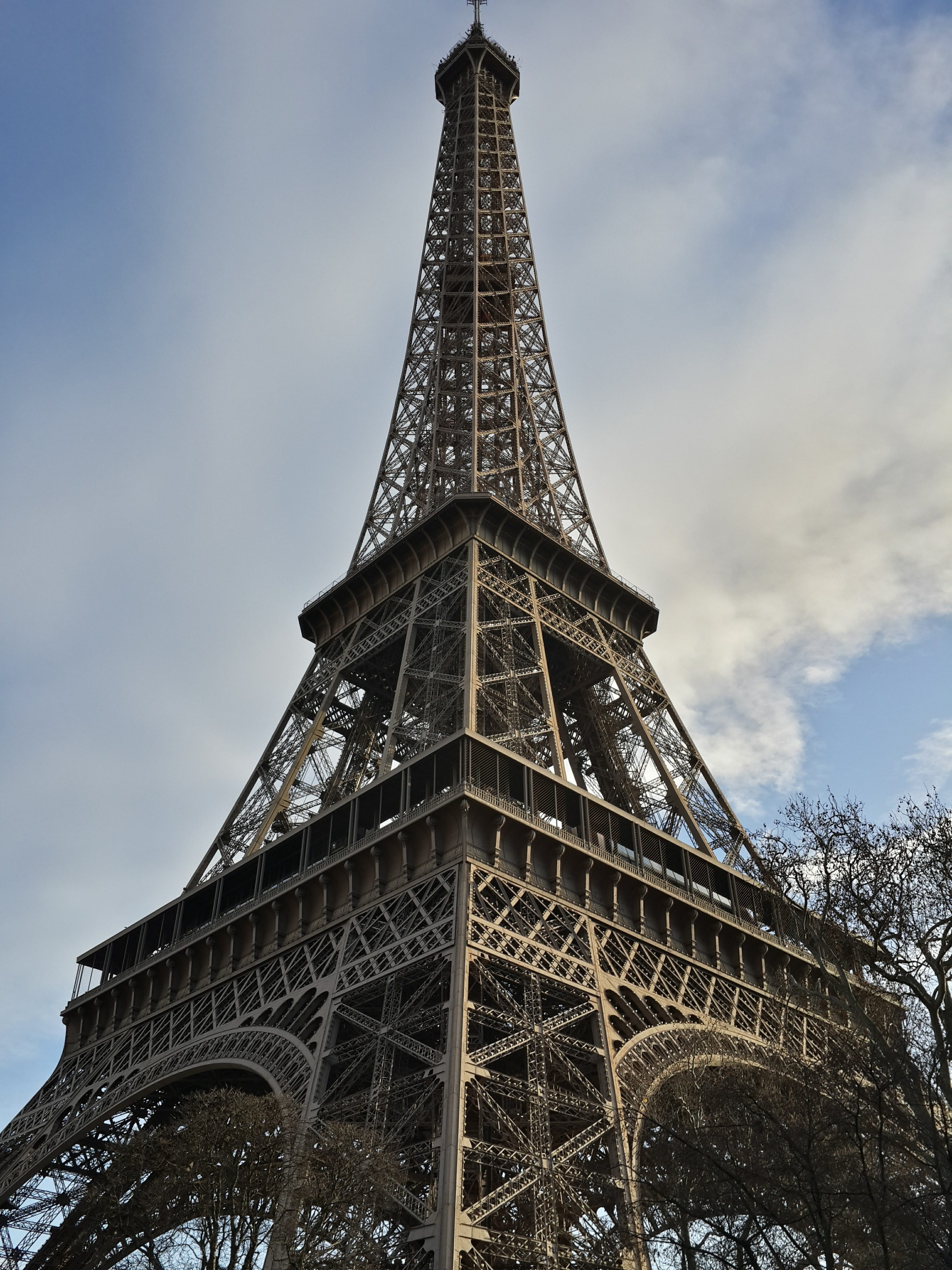attraction, paris, french, no people, tourism, cloud - sky, building, spire, france, symbol, low angle view, historic, construction, europe, champ de mars, Phone HD Wallpaper