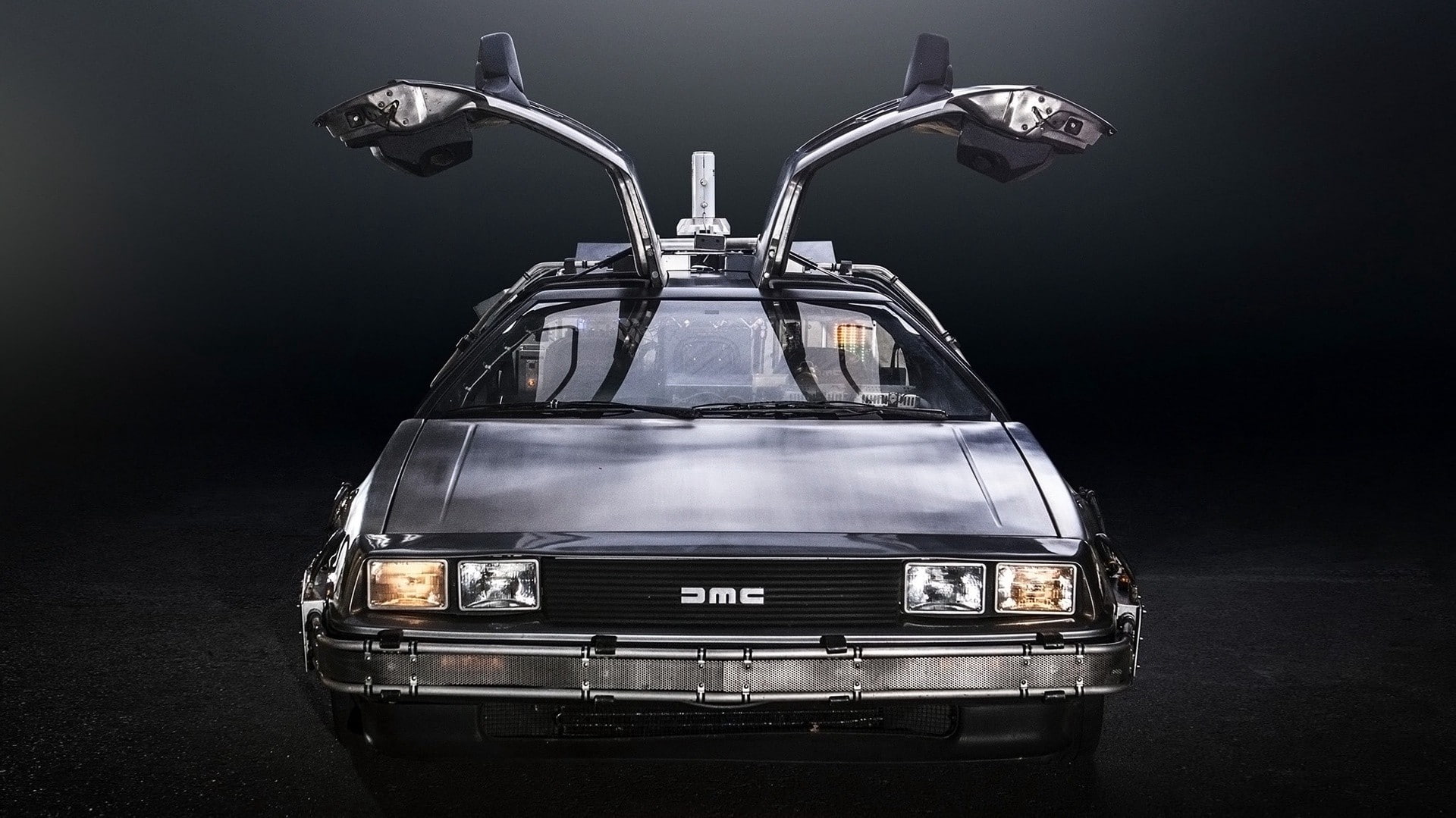 time travel, 1080P, supercars, Back to the Future, DeLorean, HD Wallpaper