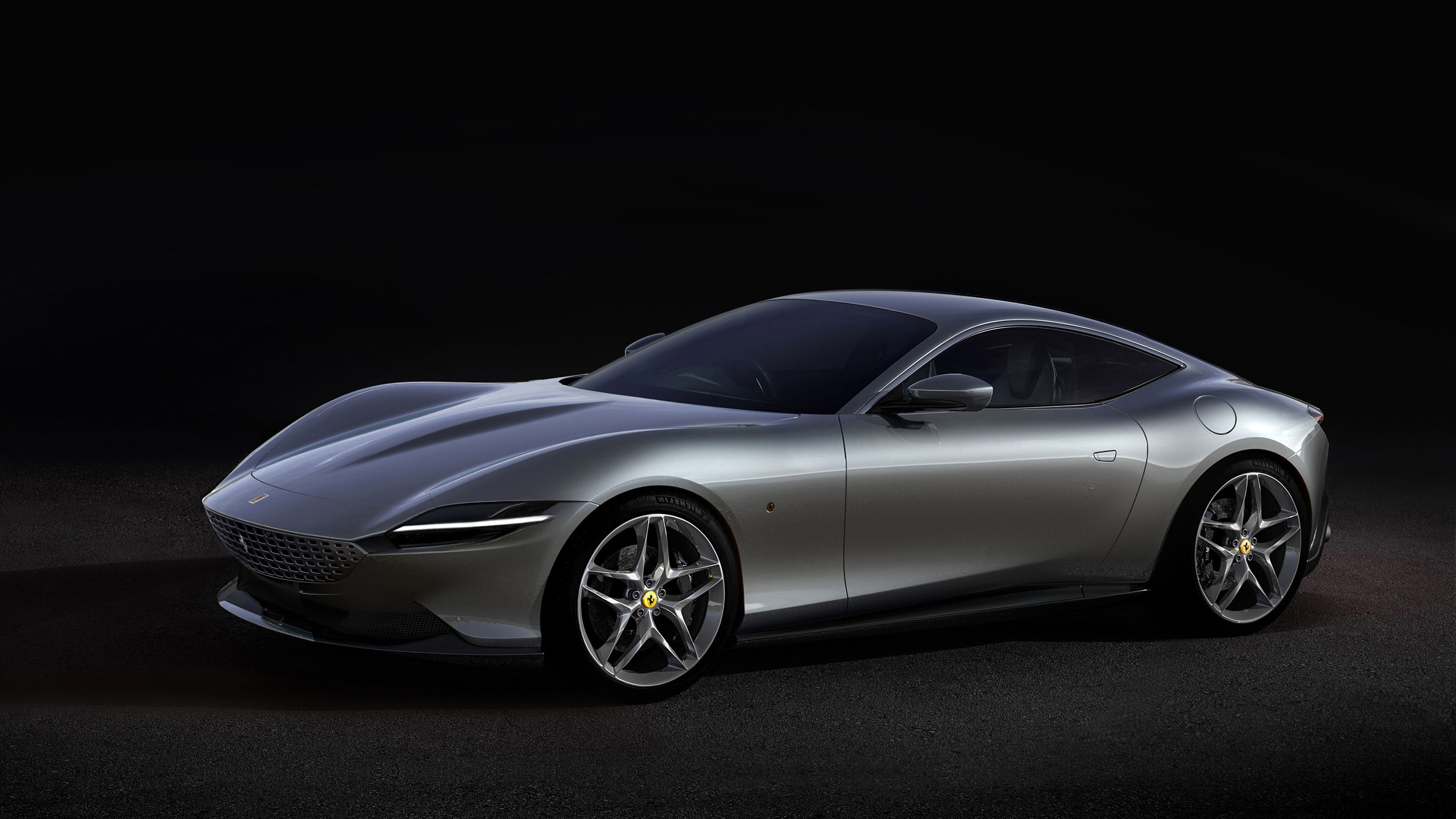 vehicle, car, 4K, Ferrari Roma, HD Wallpaper