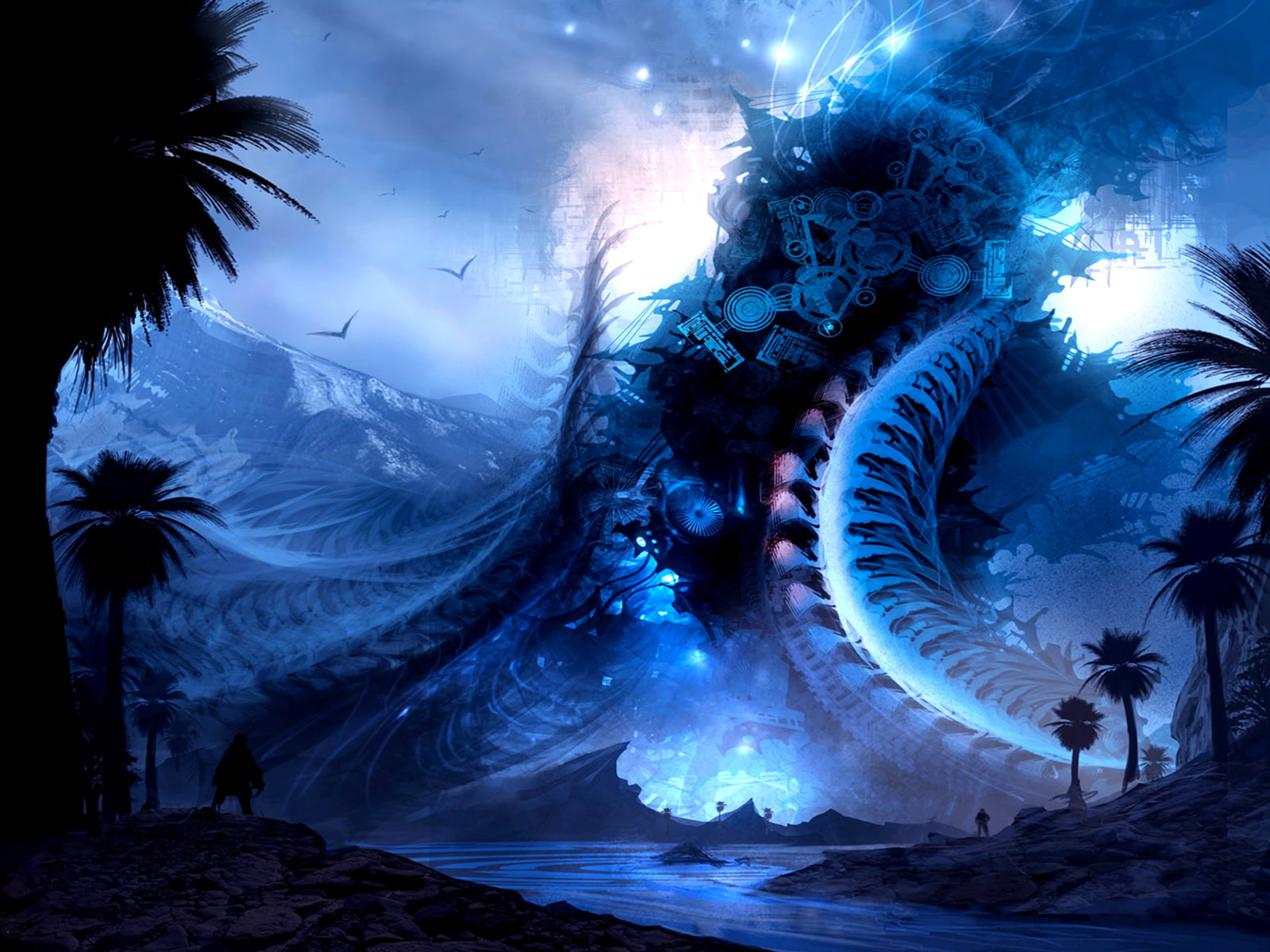Warped Reality, Abstract, Sci Fi, 720P, HD Wallpaper