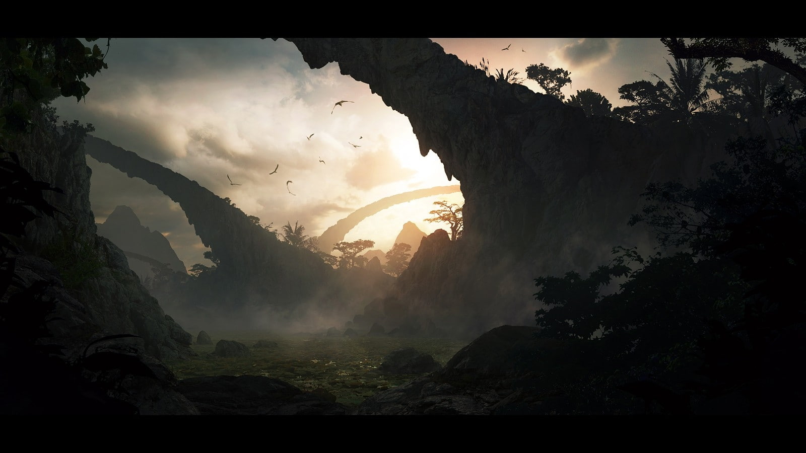 720P, wallin, x, fantasy, art, fantasy art, Landscapes, andree, hd, abstract, digital, artwork, HD Wallpaper