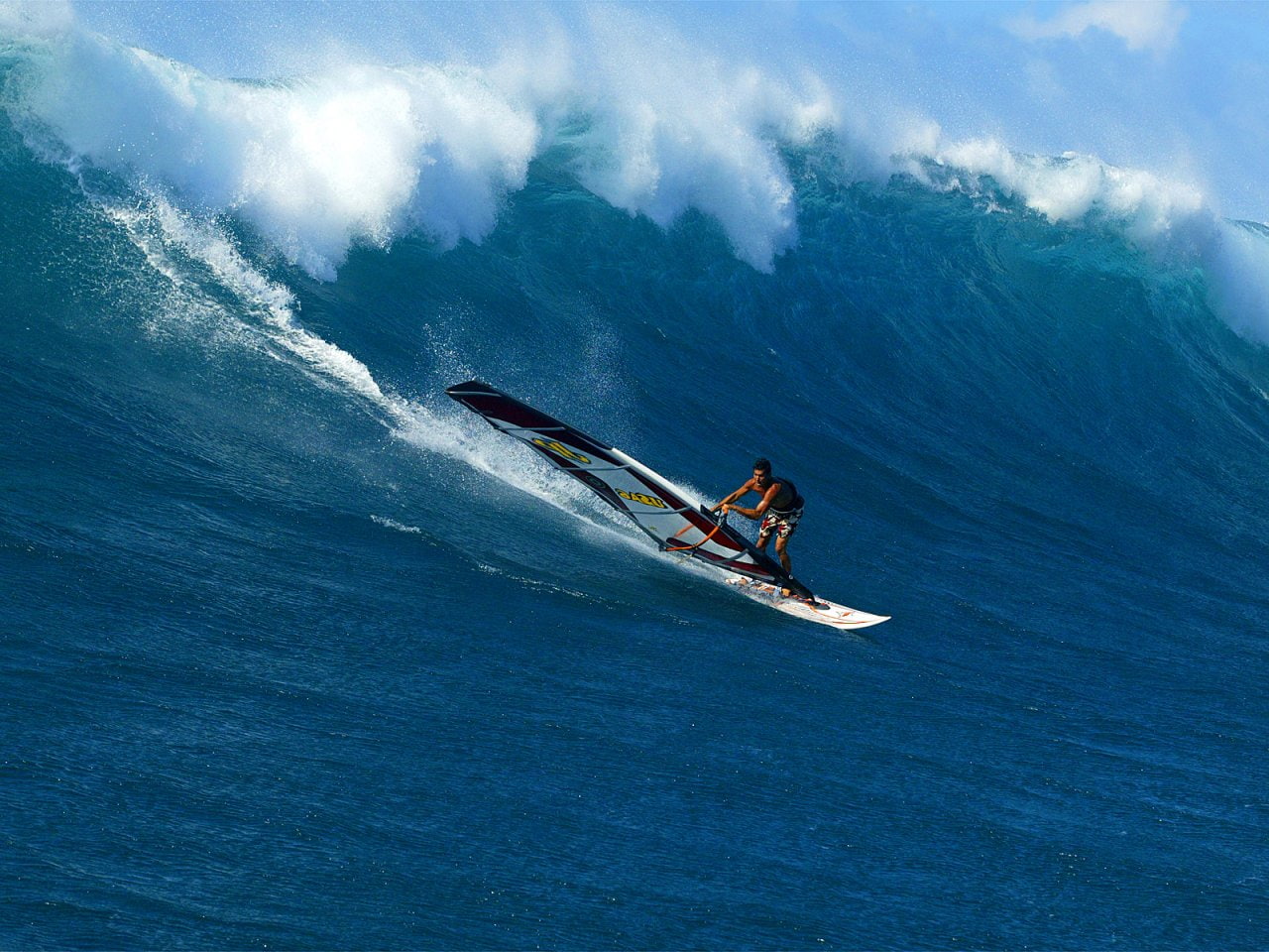 hd, surfboard, 720P, windsurfing, white, sports, HD Wallpaper