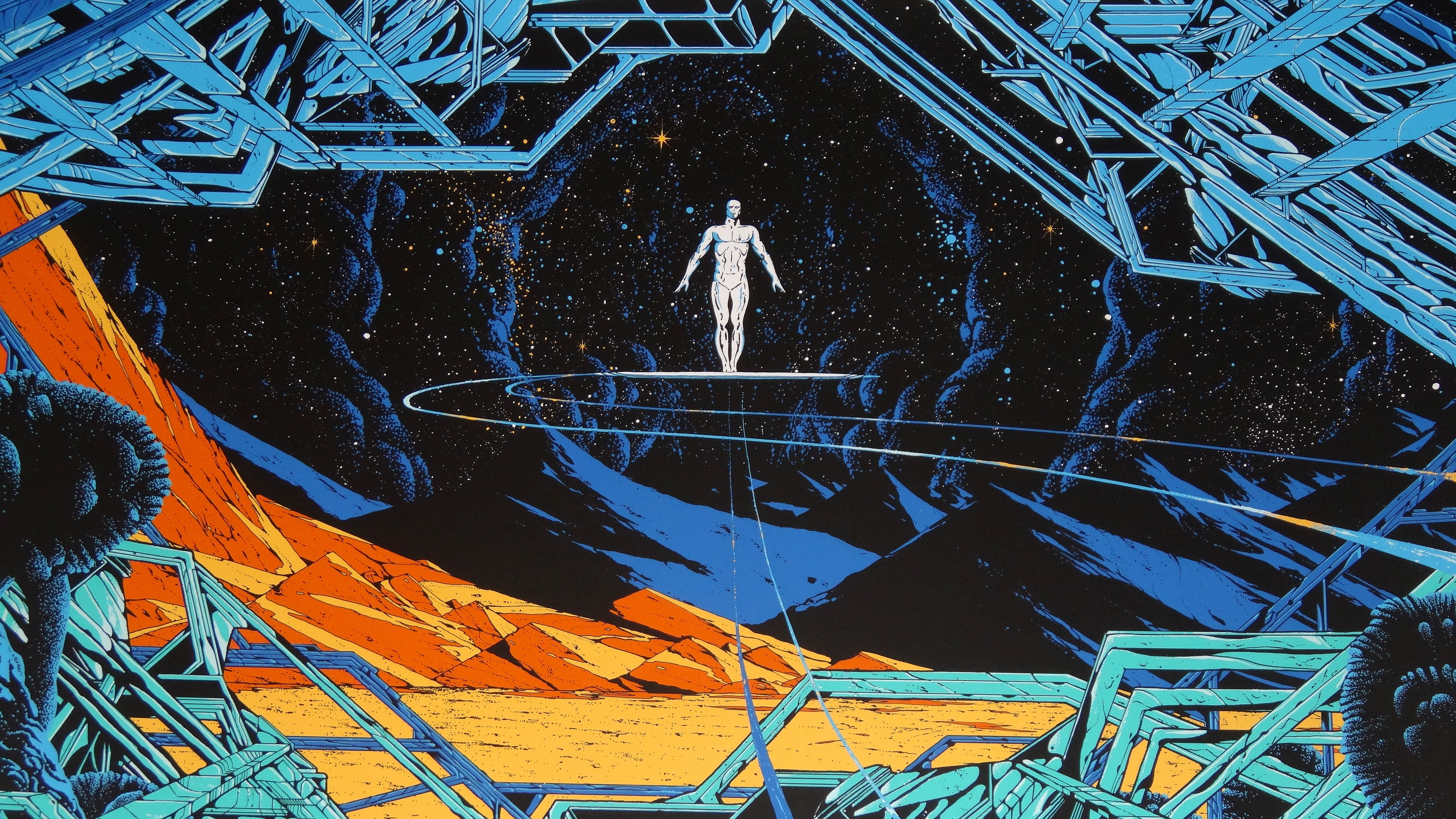 Comics, Silver Surfer, 4K, HD Wallpaper