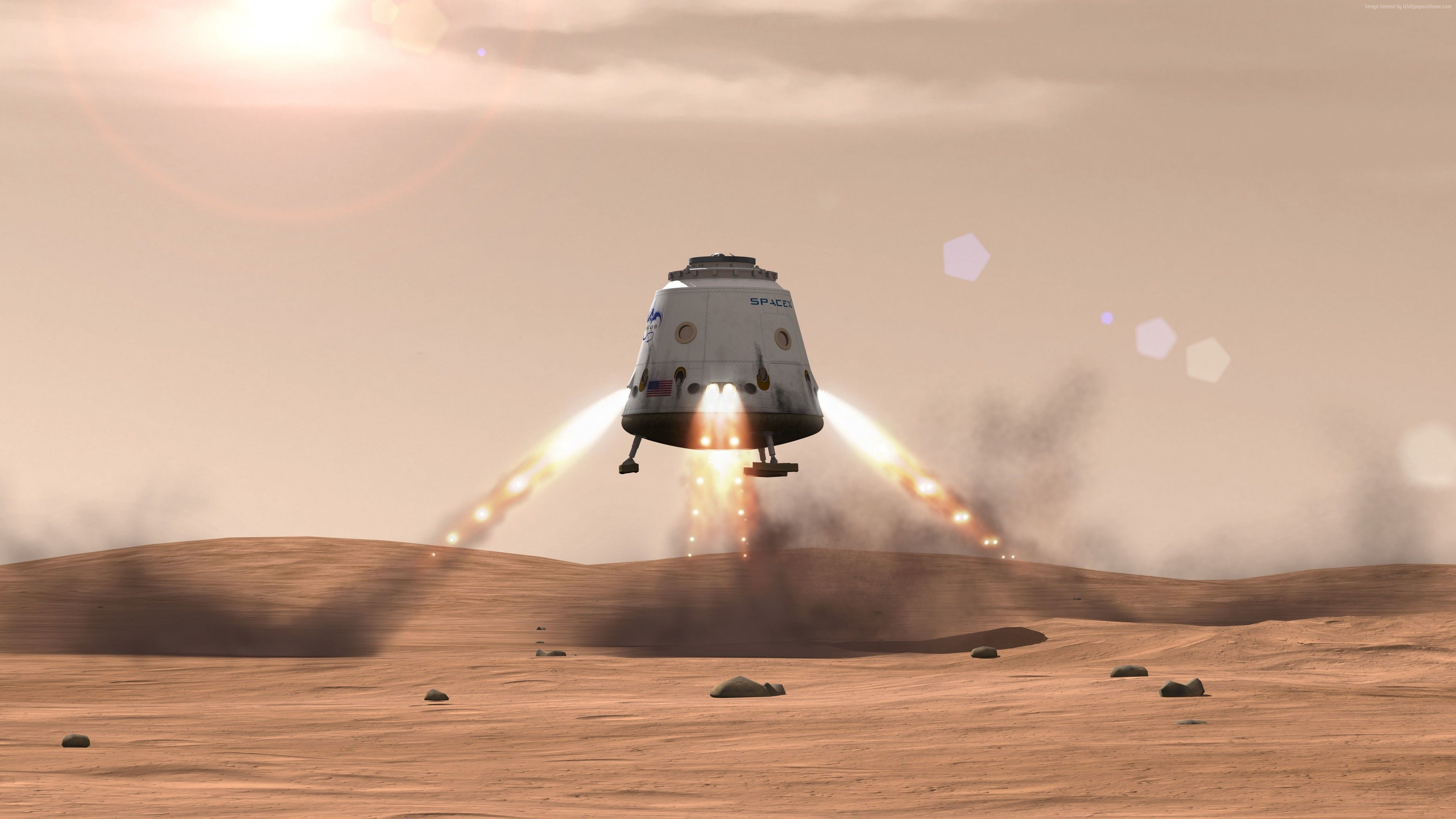 lens flare, illuminated, transportation, sunlight, copy space, spacex, beauty in nature, technology, day, no people, mid-air, 4K, mode of transportation, HD Wallpaper
