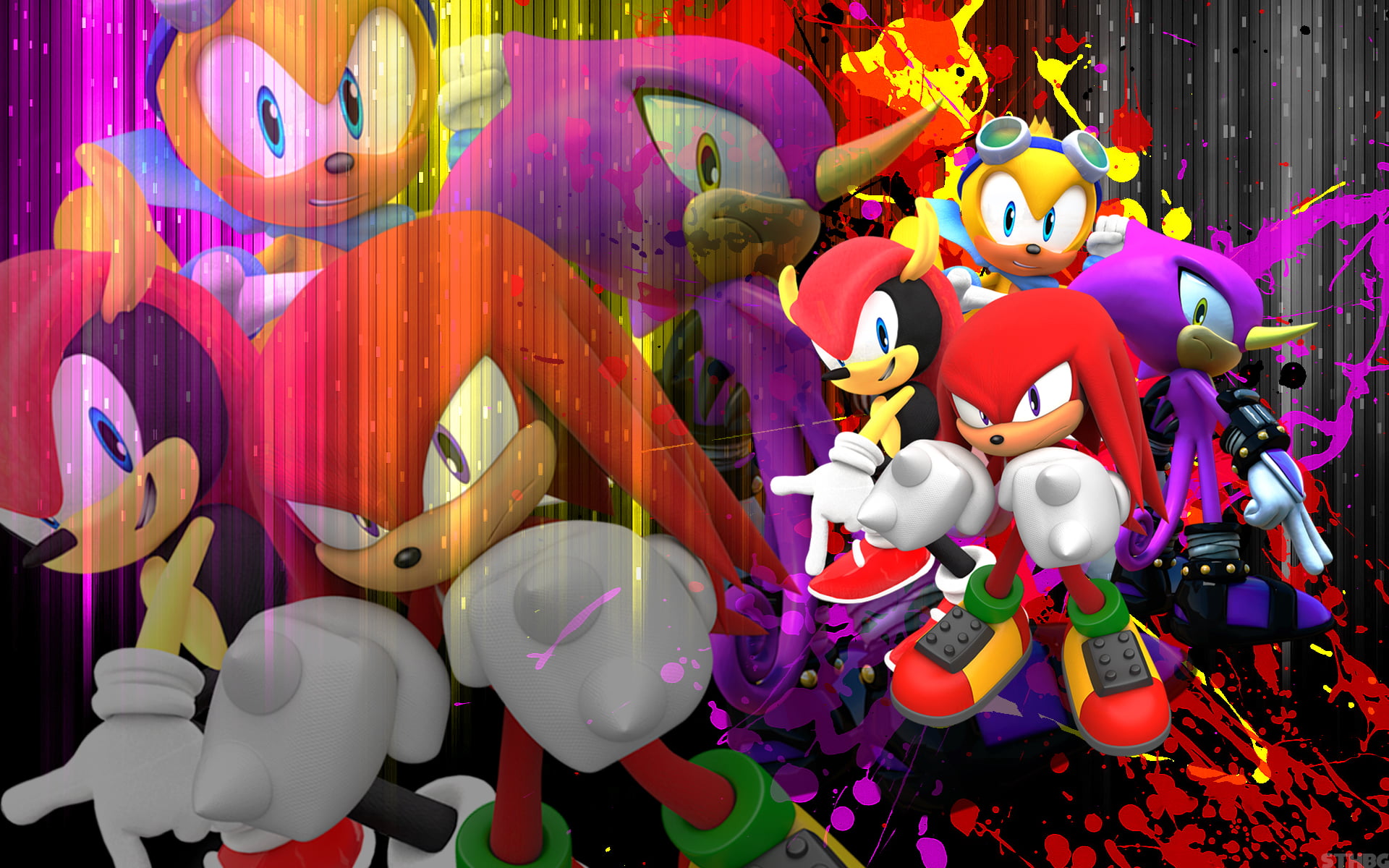 Sonic, human representation, decoration, for sale, market, retail, multi colored, no people, art and craft, 1080P, abundance, Sega, choice, representation, HD Wallpaper