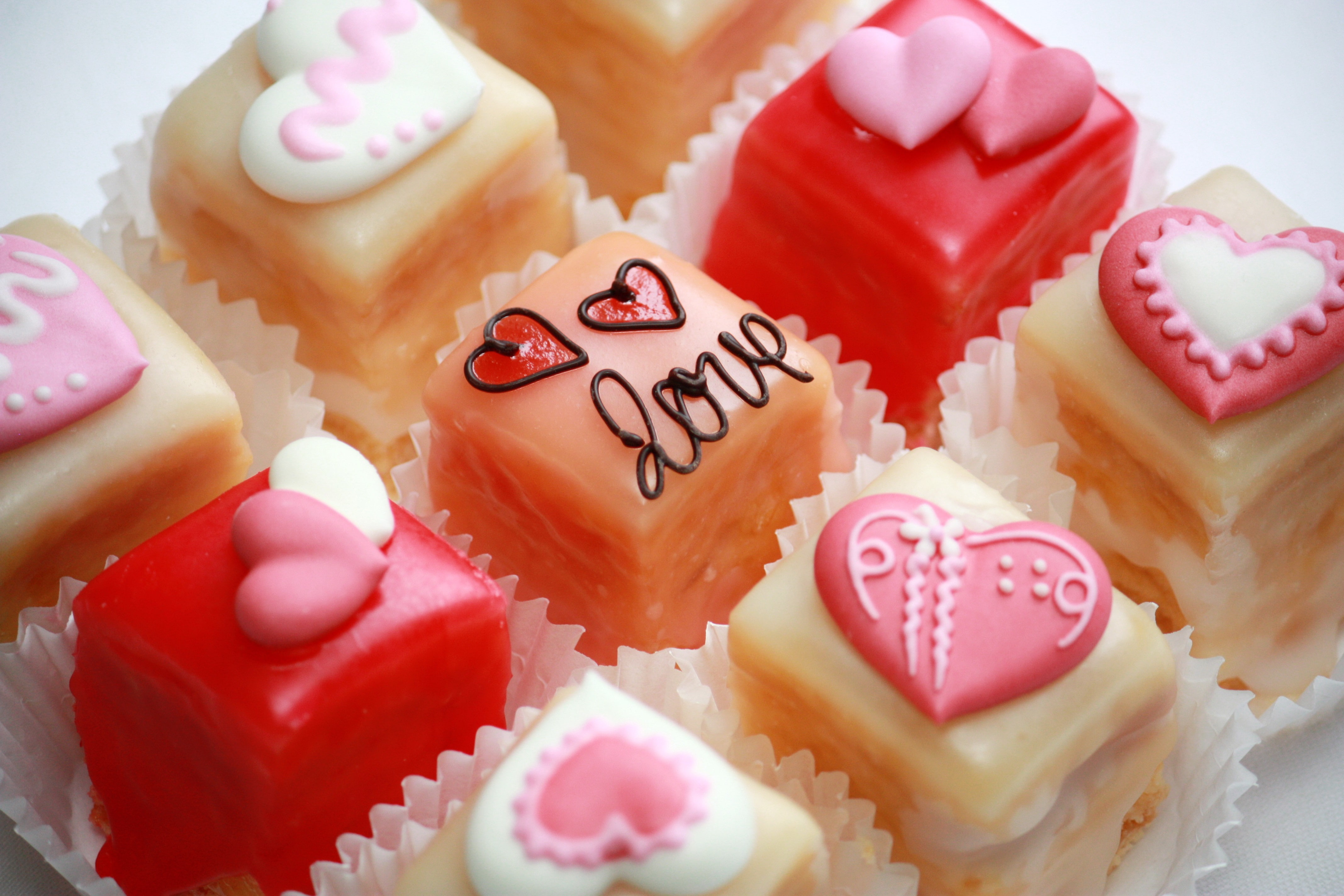food, candies, sweets, love, dessert, 4K, HD Wallpaper