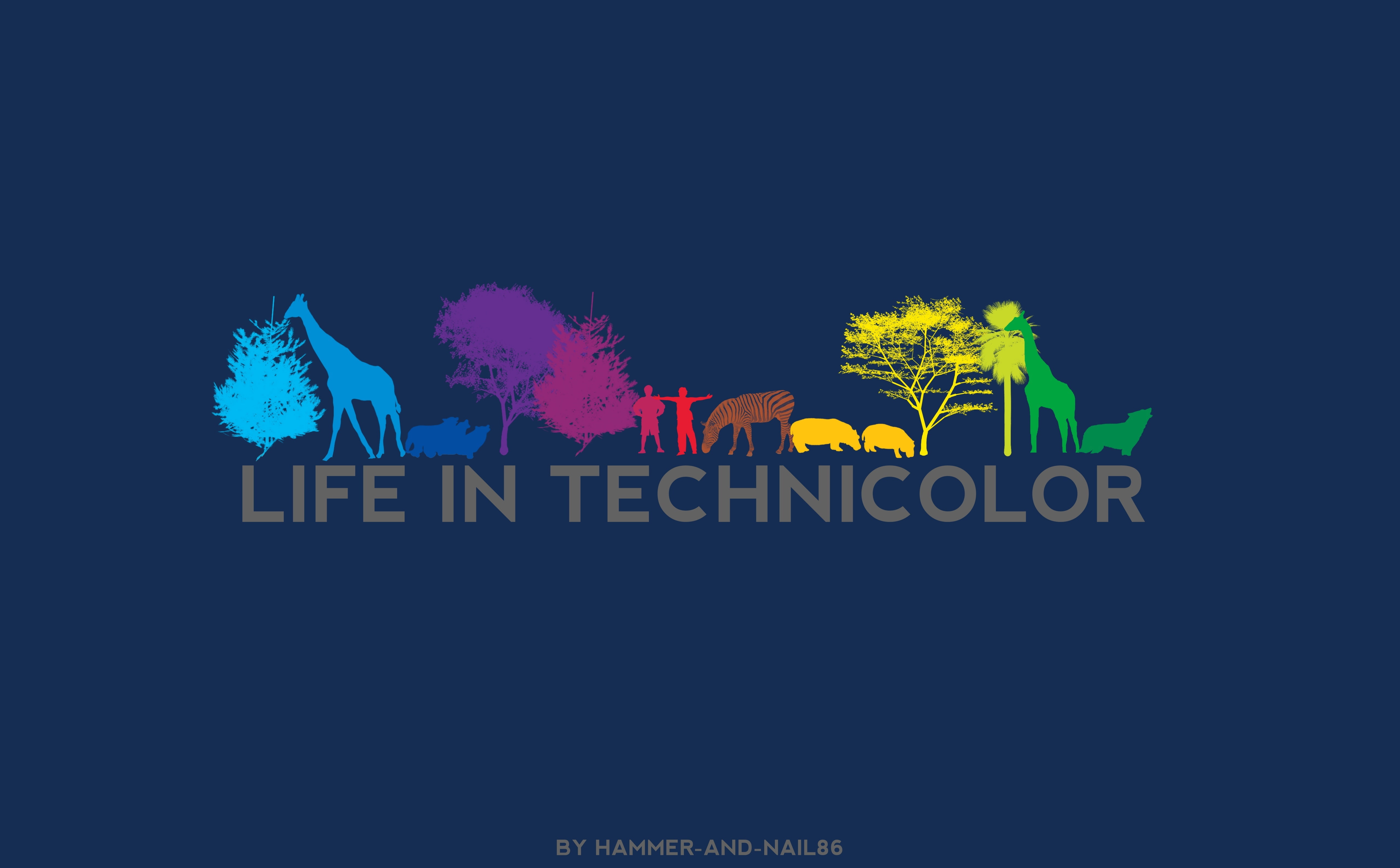 techniclor, logo, copy space, sign, Vector Art, tree, life, 5K, technicolor, capital letter, transportation, text, information, hammer-and-nail86, no people, HD Wallpaper