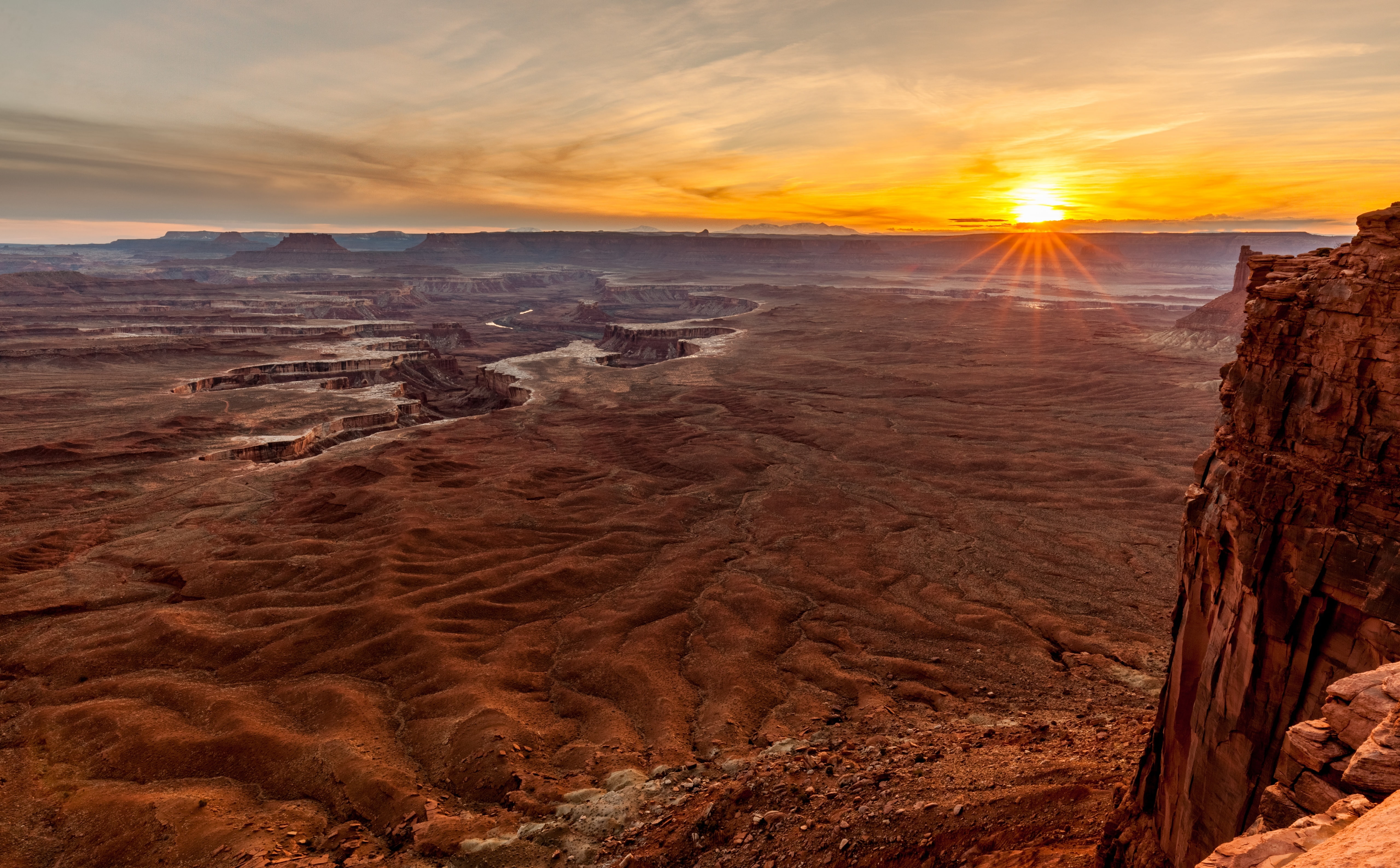 Photography, arid climate, conservation, GreenRiver, tranquility, geology, Sunset, nationalpark, Destination, unitedstates, touristattraction, beauty in nature, HD Wallpaper