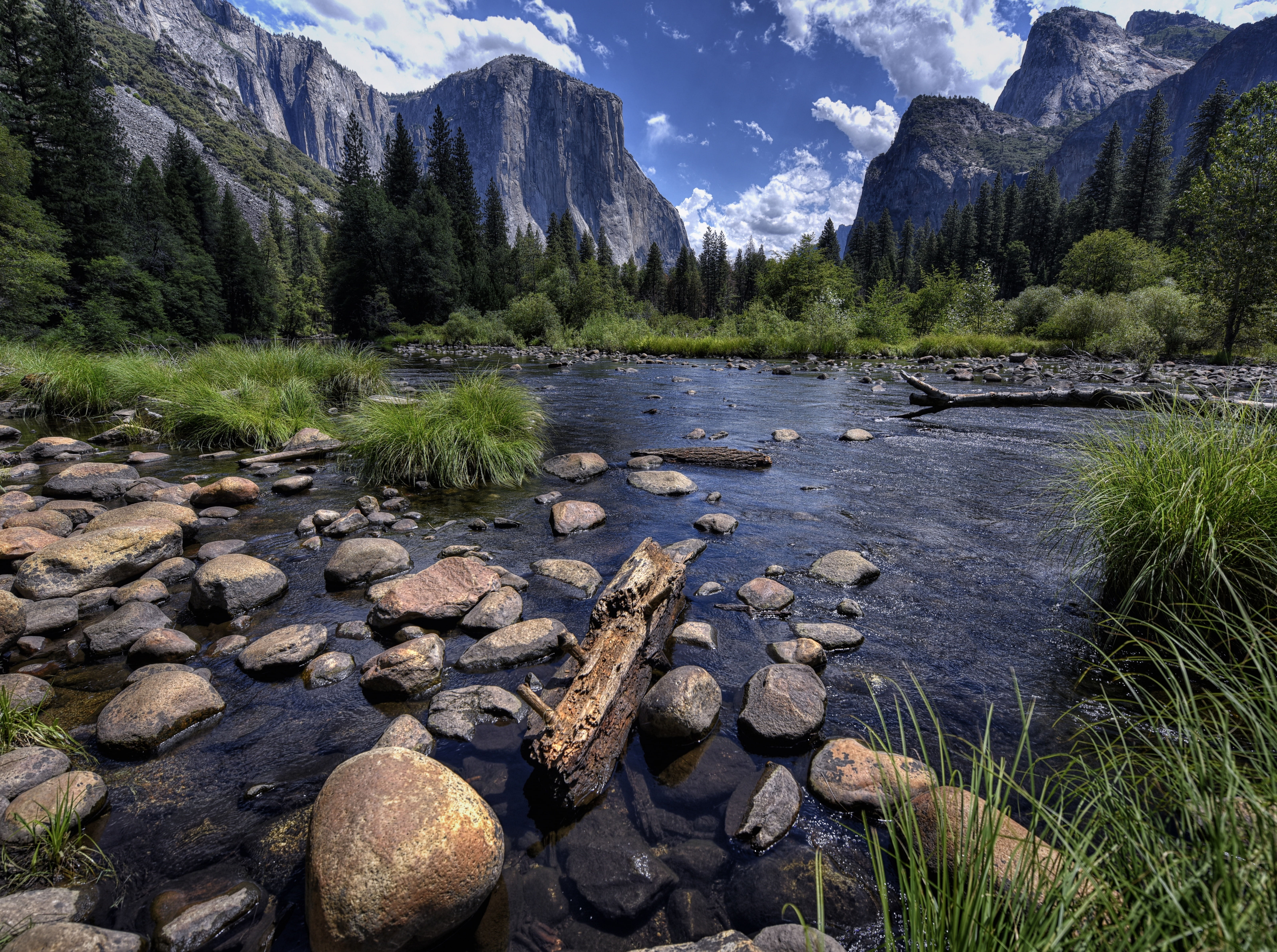 yosemitevalley, outdoors, Adventure, Merced, mercedriver, tranquil scene, flowing water, lake, yosemitenationalpark, Rocks, beauty in nature, Photography, HD Wallpaper