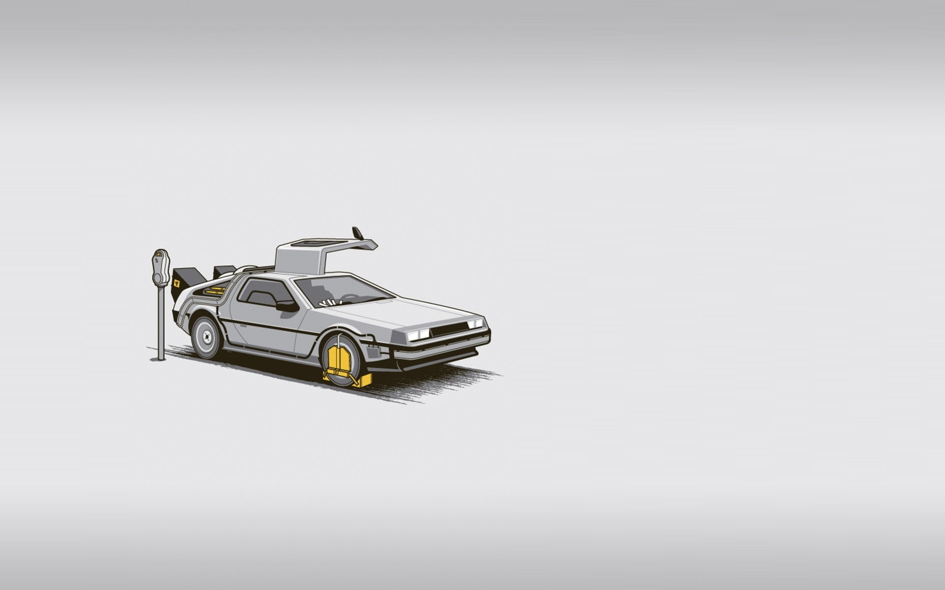 DMC DeLorean, 1080P, DeLorean, Back To The Future, HD Wallpaper