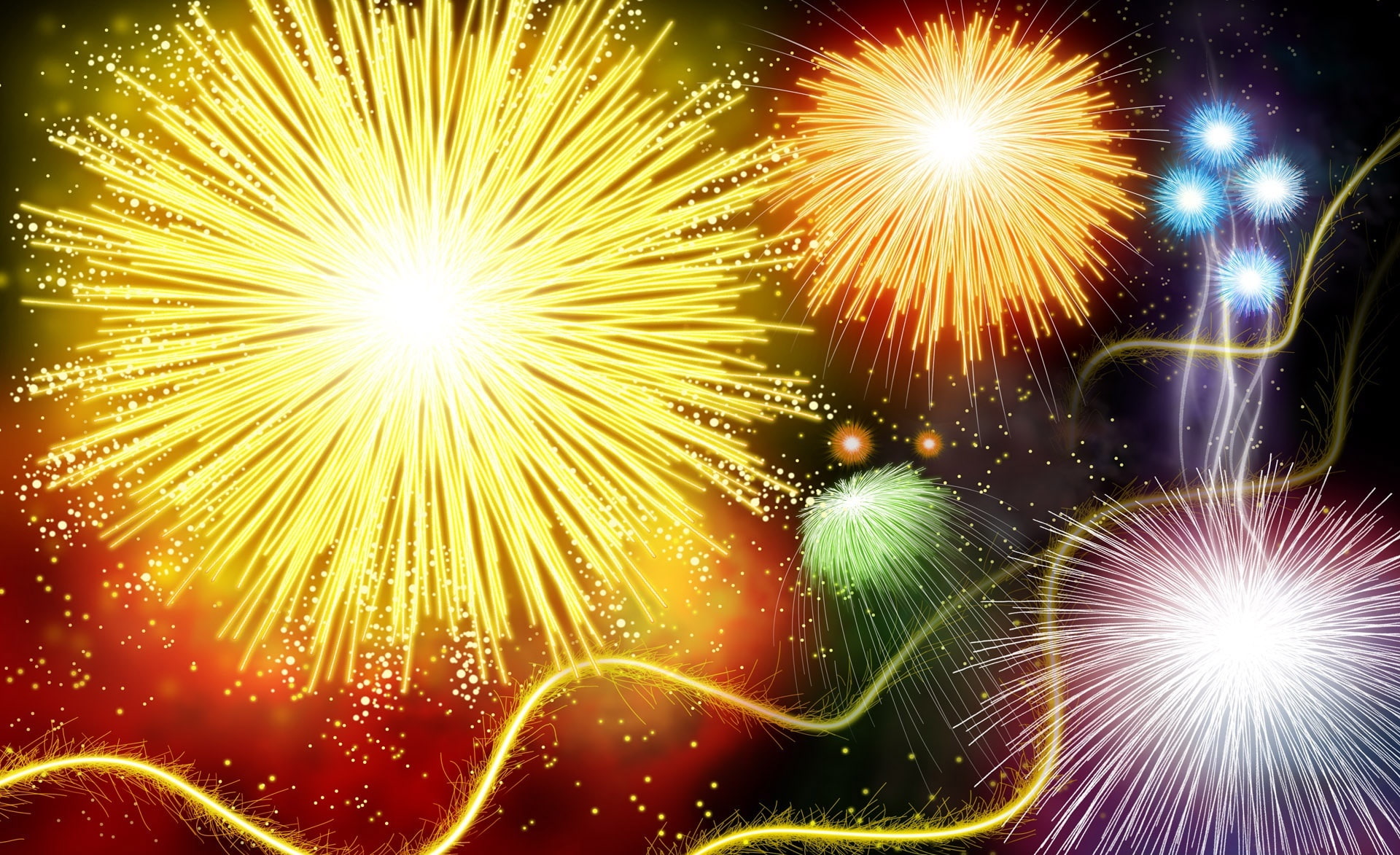bright, celebration, long exposure, 1080P, event, illuminated, firework, sparks, exploding, arts culture and entertainment, firework display, motion, new years eve 2012, HD Wallpaper