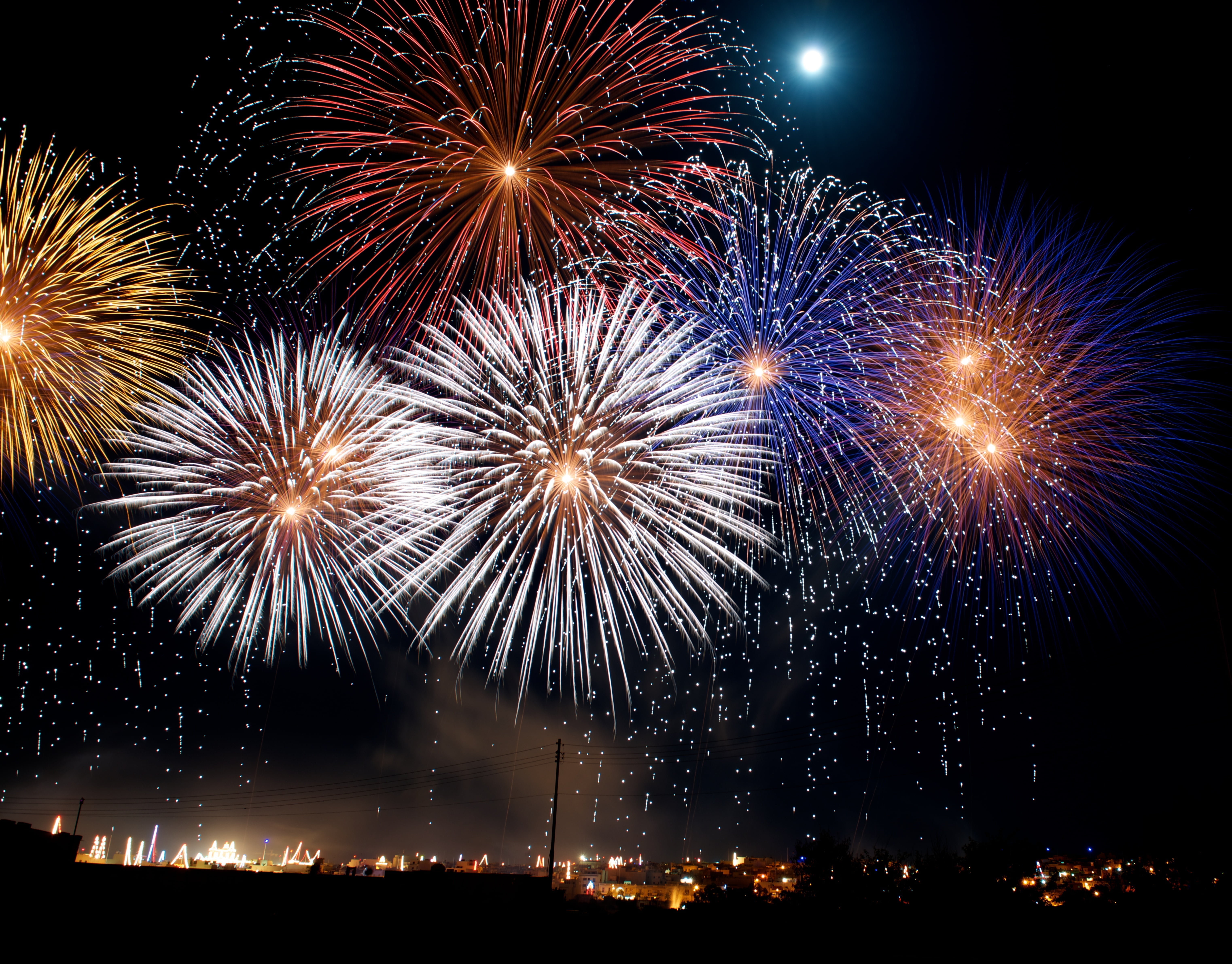 holidays, explosive, nature, event, outdoors, performance, illuminated, black Color, sparks, multi Colored, firework - Man Made Object, lights, fun, backgrounds, HD Wallpaper