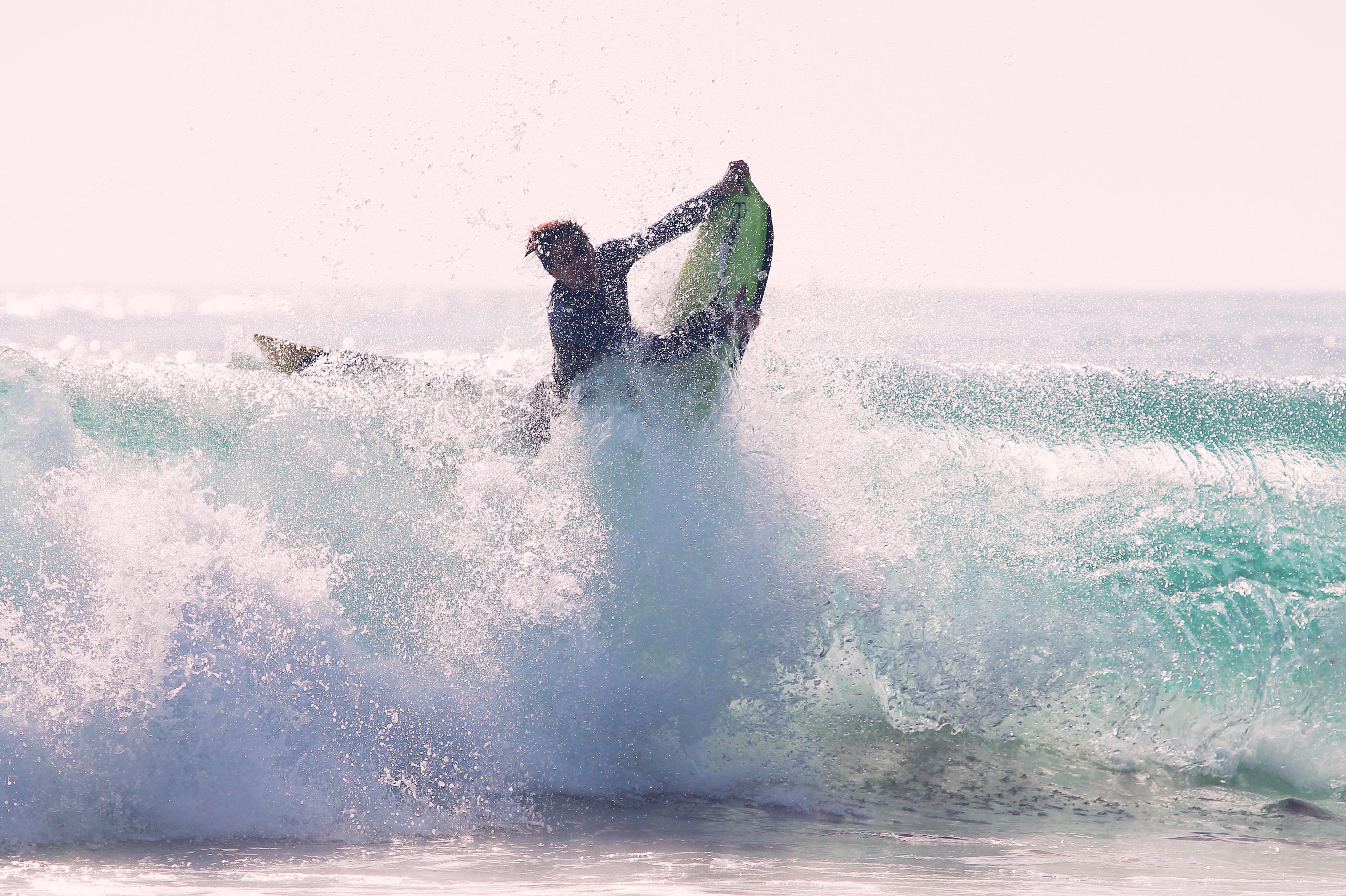 sports And Fitness, day, real people, speed, surfboard, motion, person, fun, riding, sea, photo, wave, adventure, sport, body boarding, men, beach, vacations, HD Wallpaper
