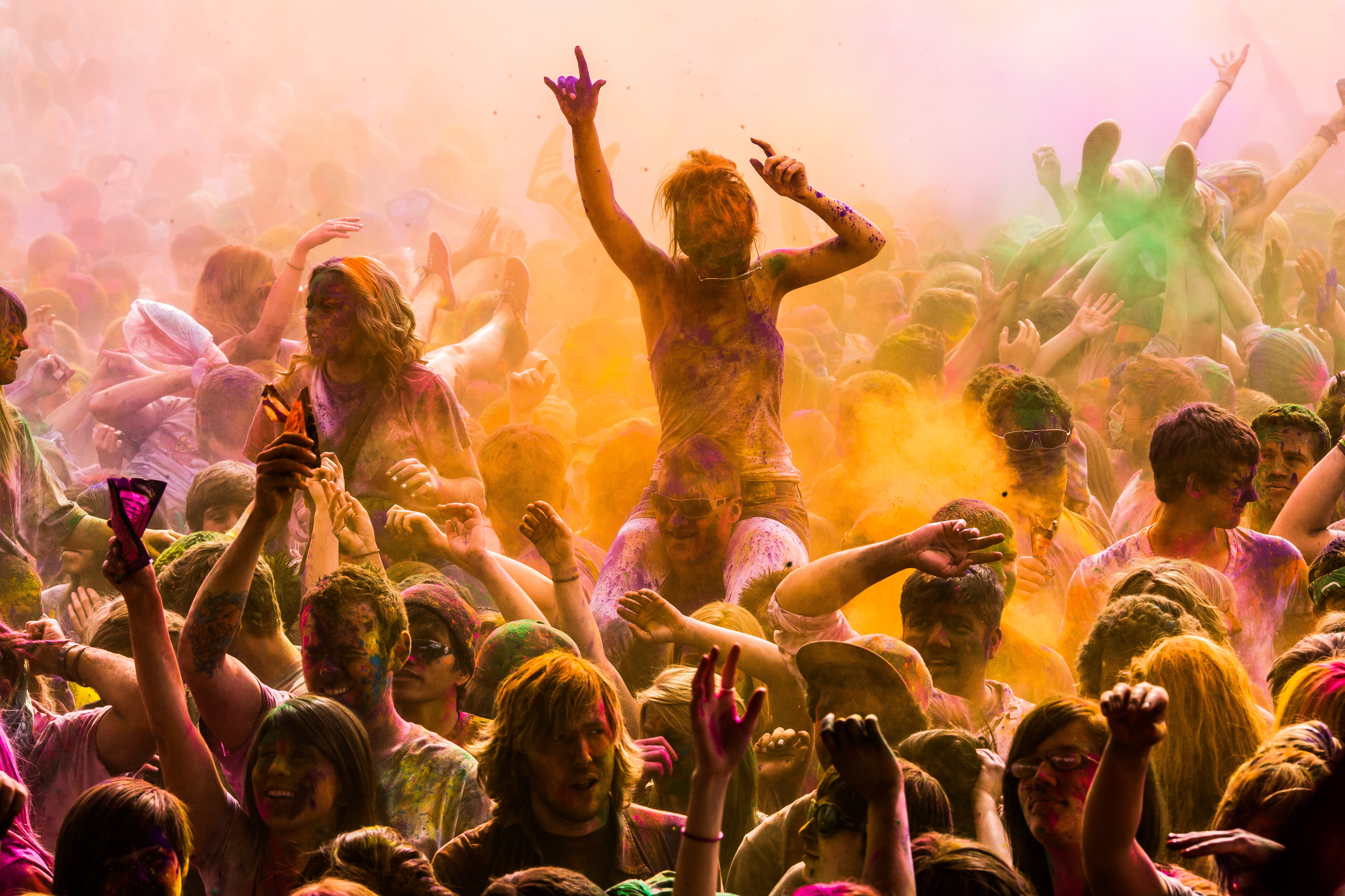 person, Holi, Festival of Colors, party, San Francisco, Hindu, United States of America, 5K, Lost, Spanish Fork, Utah, That Year, USA, photography, HD Wallpaper