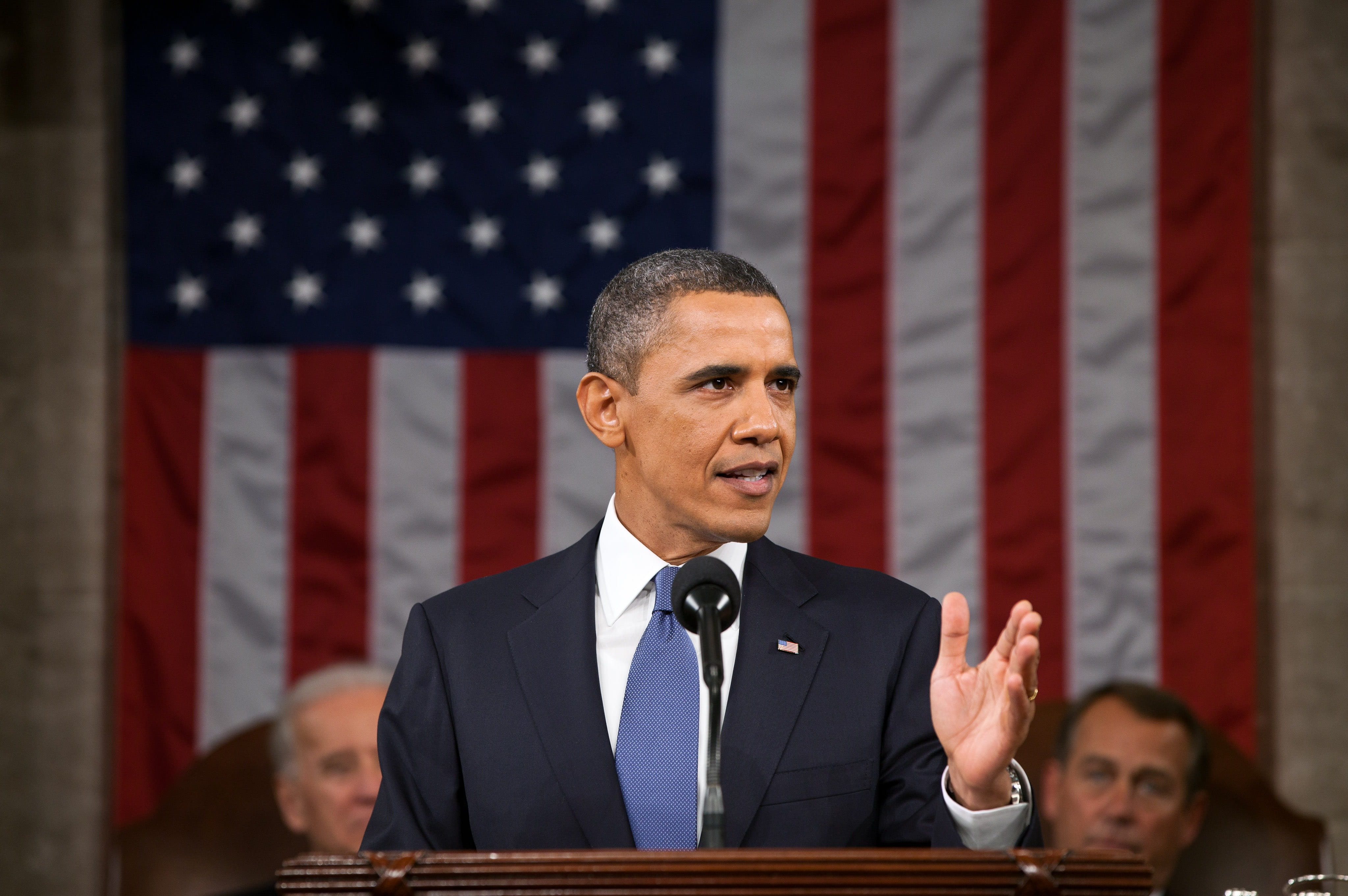 color Image, election, suit, flag, giving, flag of the united states, government, headshot, official portrait, america, uSA, official photo, 4K, people, HD Wallpaper