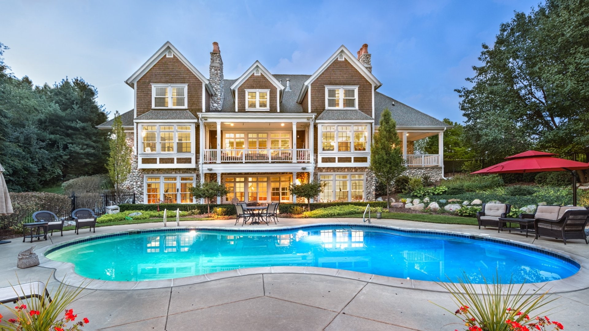 Mansion, Man Made, Luxury, House, Pool, 1080P, HD Wallpaper