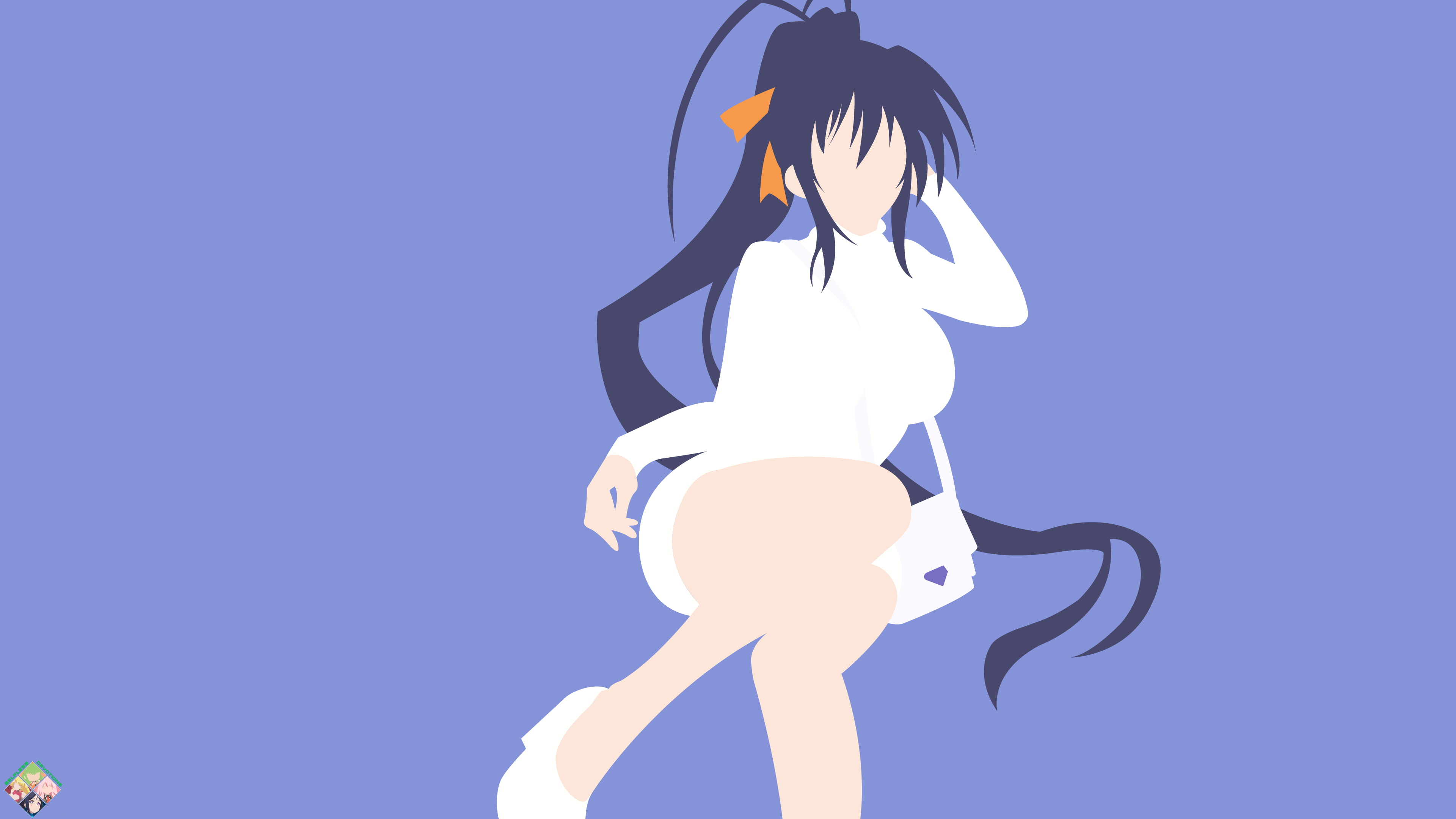 Anime, High School DxD, Akeno Himejima, 4K, HD Wallpaper