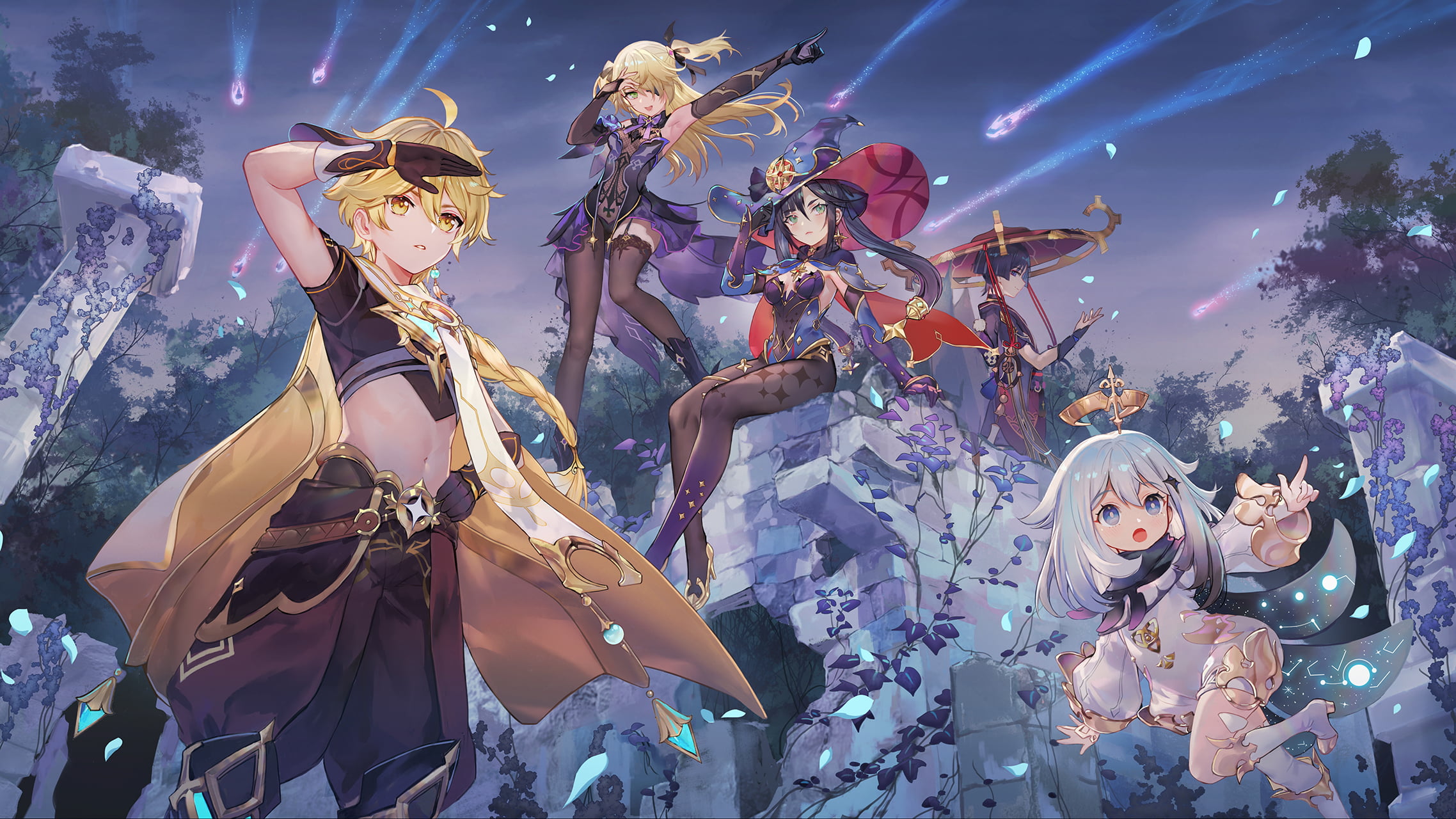 Genshin Impact, 1080P, anime, Criin, anime girls, anime boys, HD Wallpaper