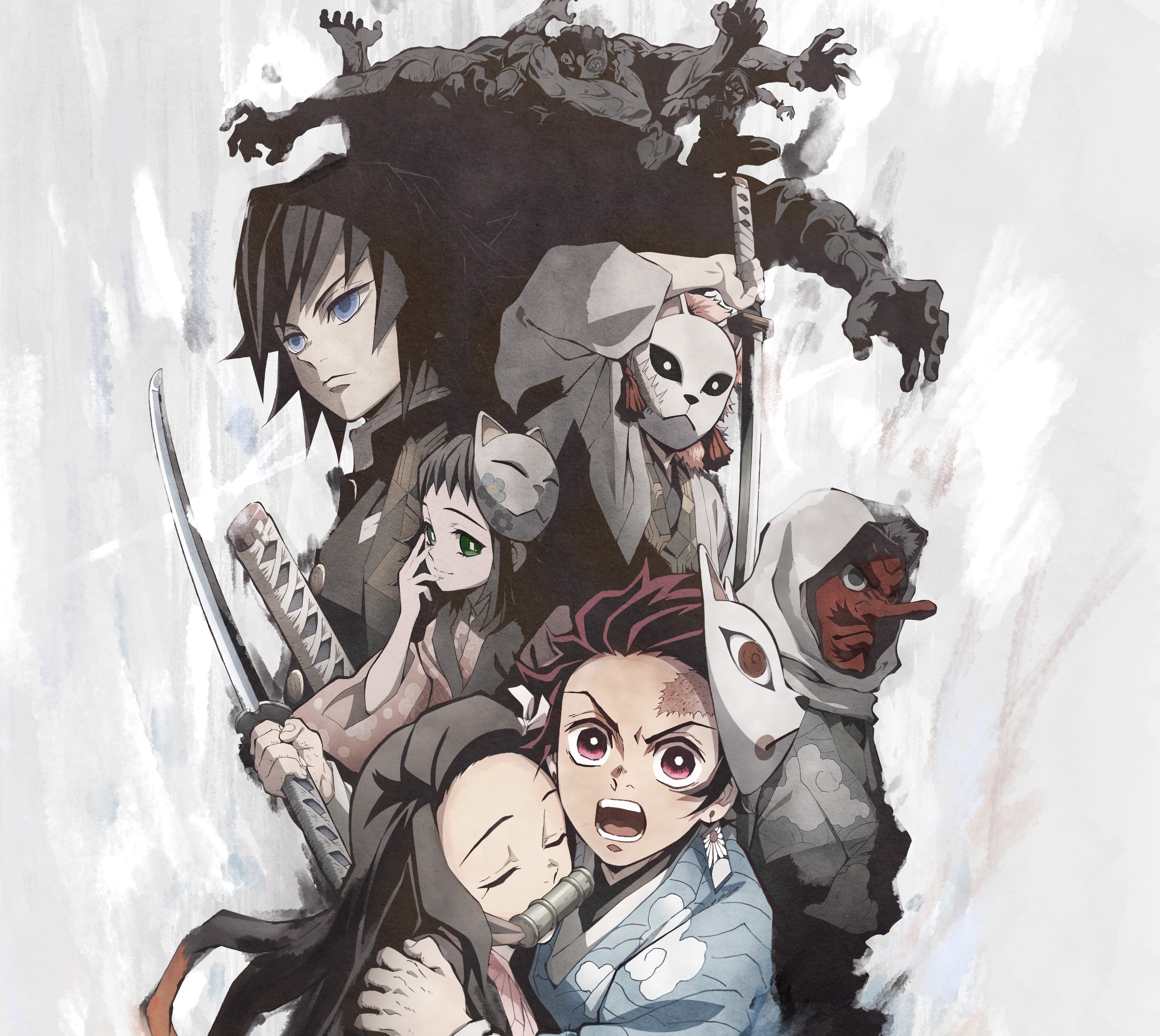 anime tv series, Kimetsu no Yaiba, 4K, HD Wallpaper