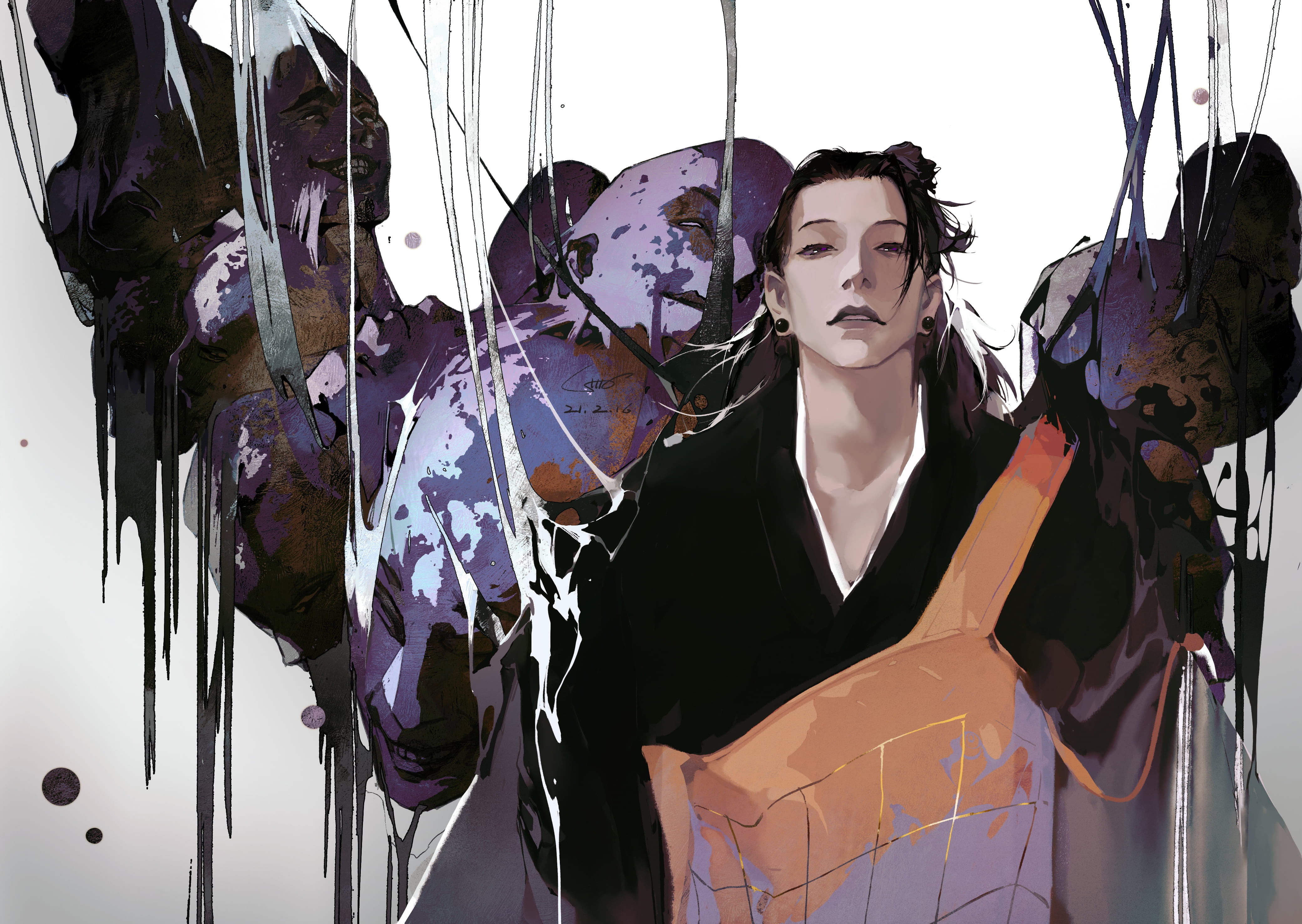 anime boys, Suguru Geto, 4K, HD Wallpaper