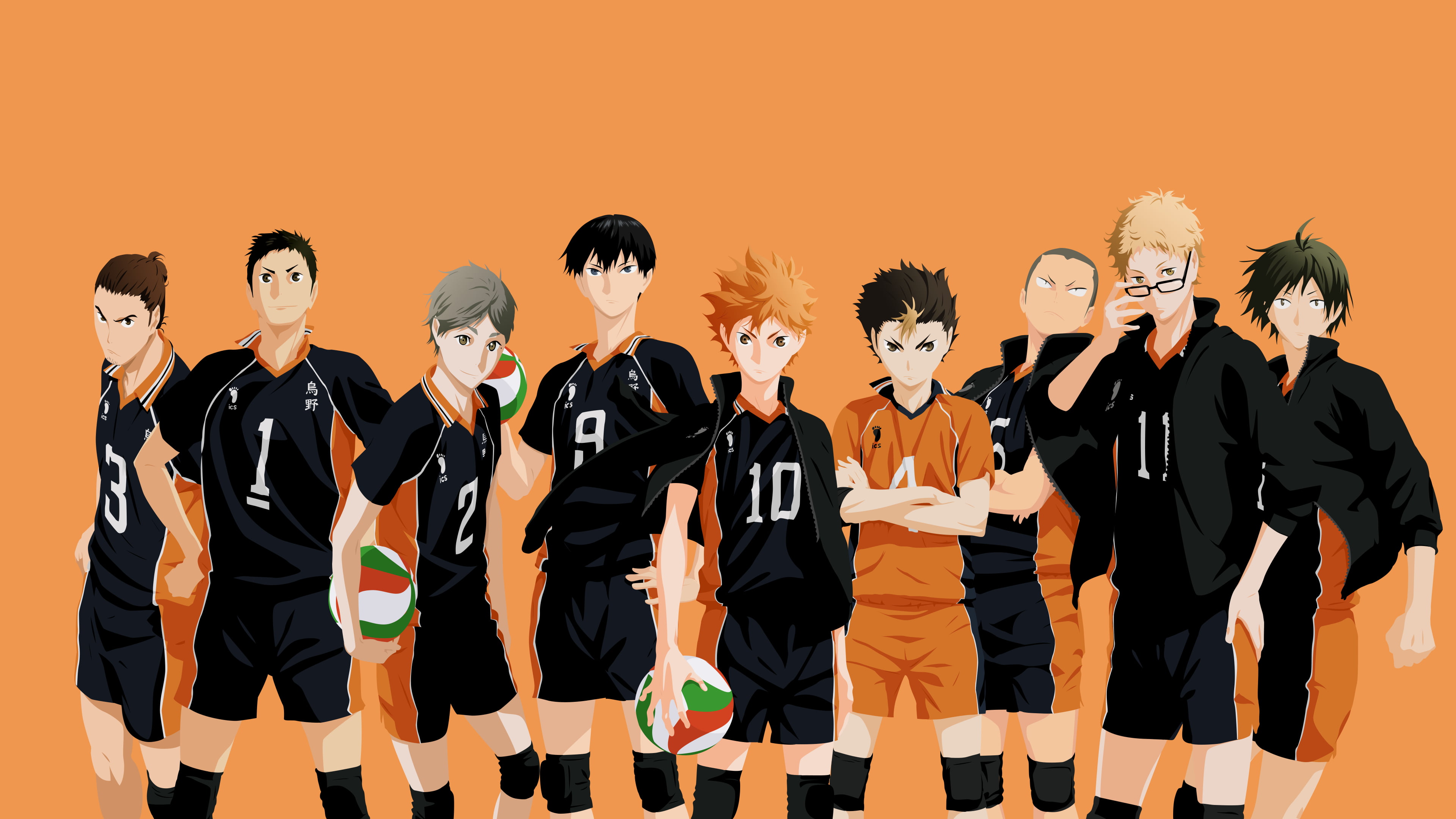 4K, Haikyu!!, Anime, HD Wallpaper
