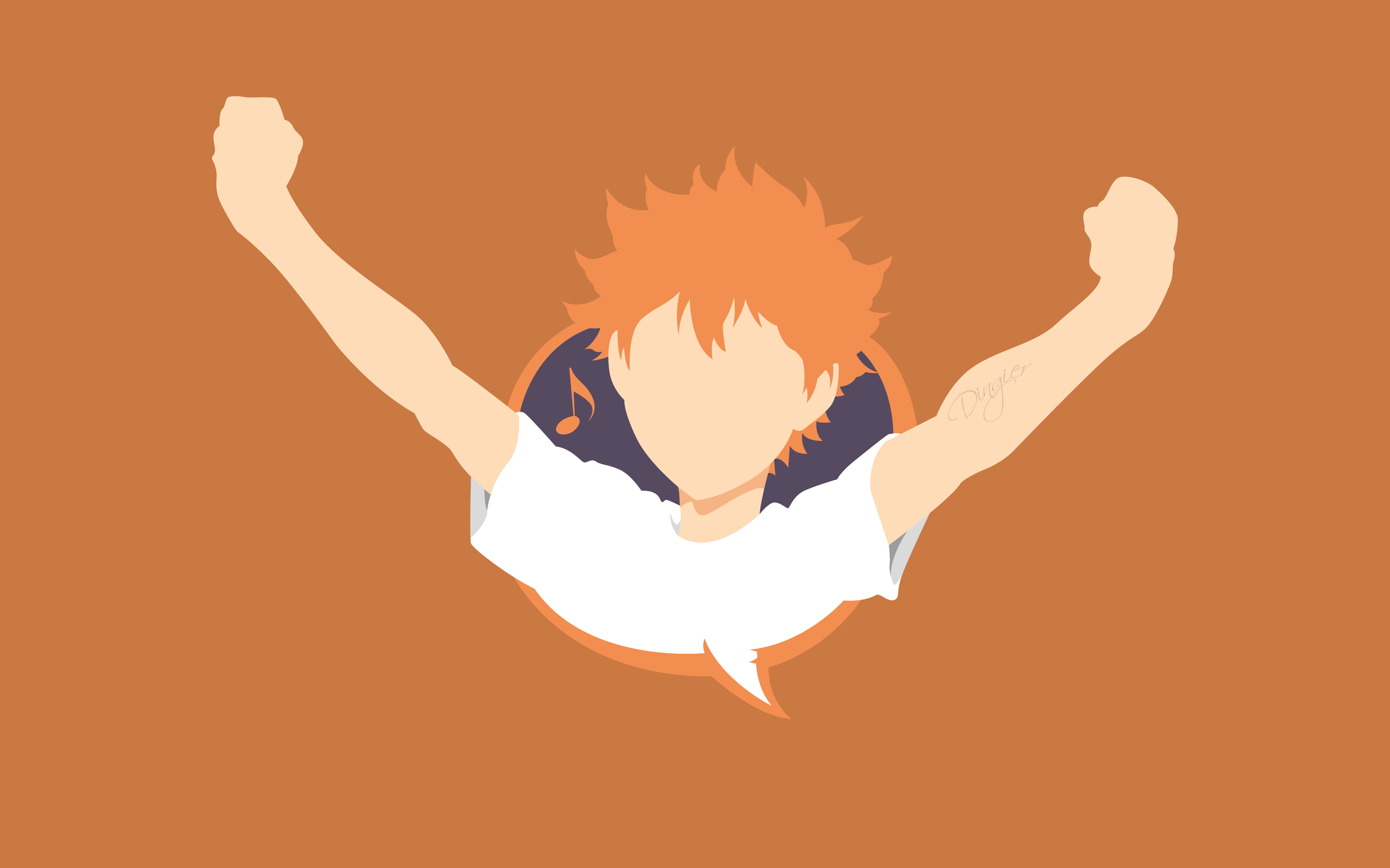 Shōyō Hinata, Anime, 4K, Haikyu!!, HD Wallpaper