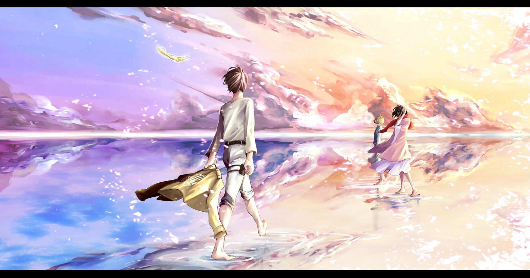 hair, mikasa, 720P, jaeger, eren, kyojin, armin, shingeki, arlert, ackerman, 进击的巨人, HD Wallpaper