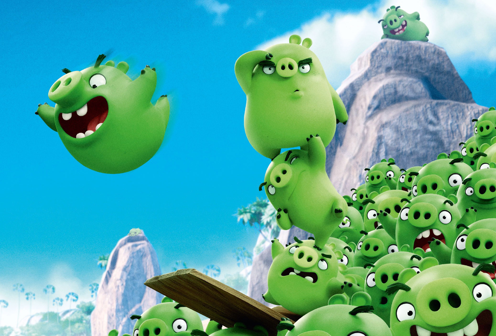 Animation, 1080P, Angry Birds, Bad Piggies, HD Wallpaper