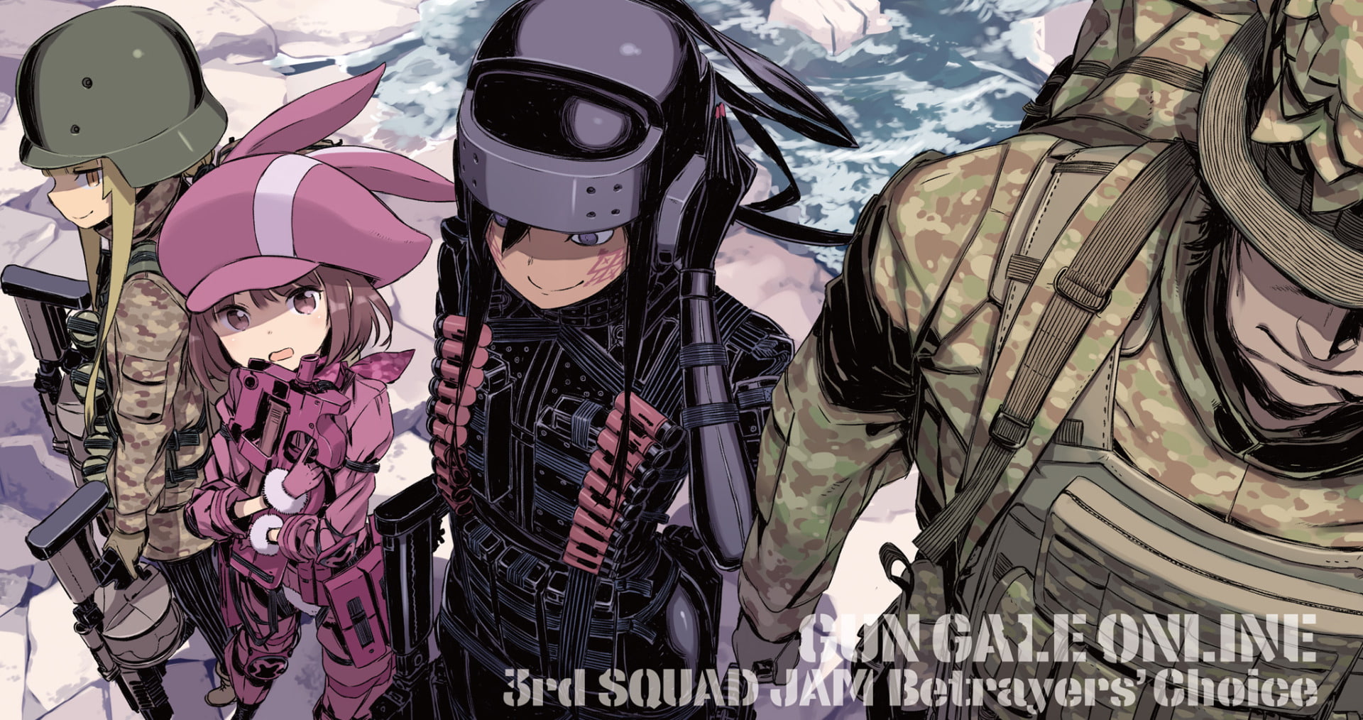 Sword Art Online Alternative: Gun Gale Online, 1080P, Miyu Shinohara, Karen Kohiruimaki, Elsa Kanzaki, LLENN (Sword Art Online), Sword Art Online, Goushi, HD Wallpaper