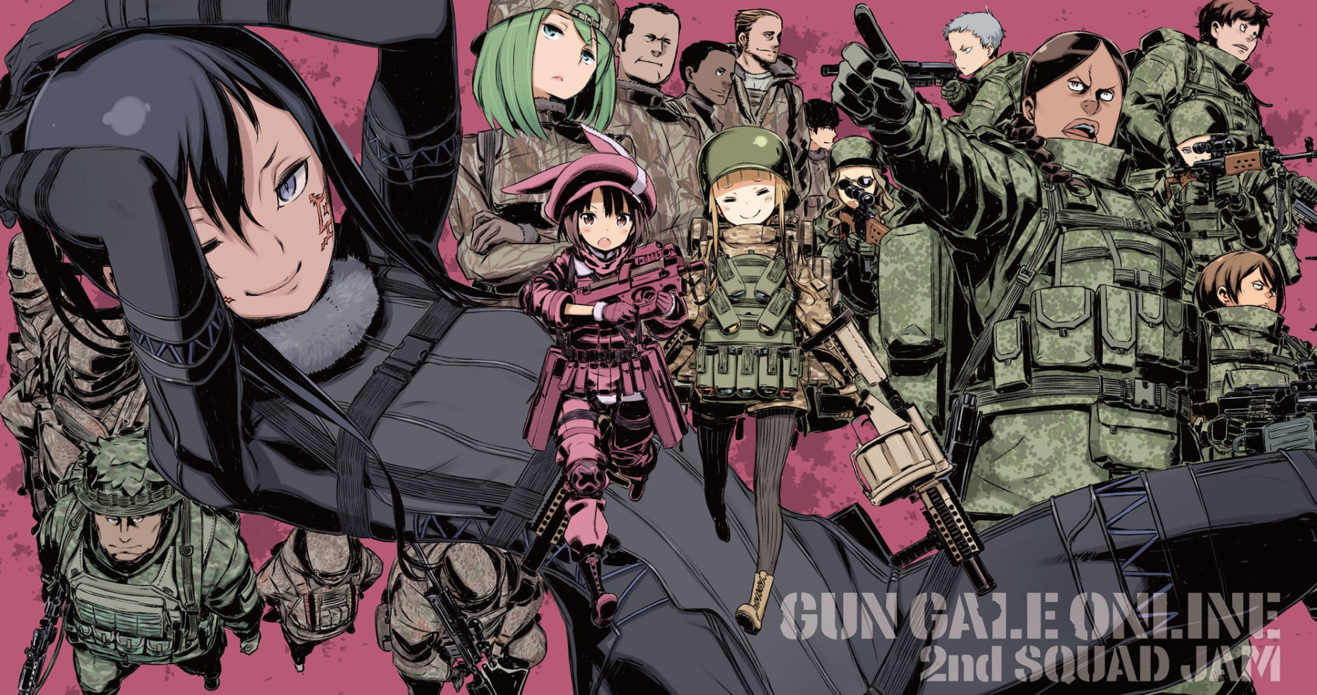 Sword Art Online, Karen Kohiruimaki, LLENN (Sword Art Online), Pitohui (Sword Art Online), Miyu Shinohara, M (Sword Art Online), 1080P, Elsa Kanzaki, Sword, HD Wallpaper