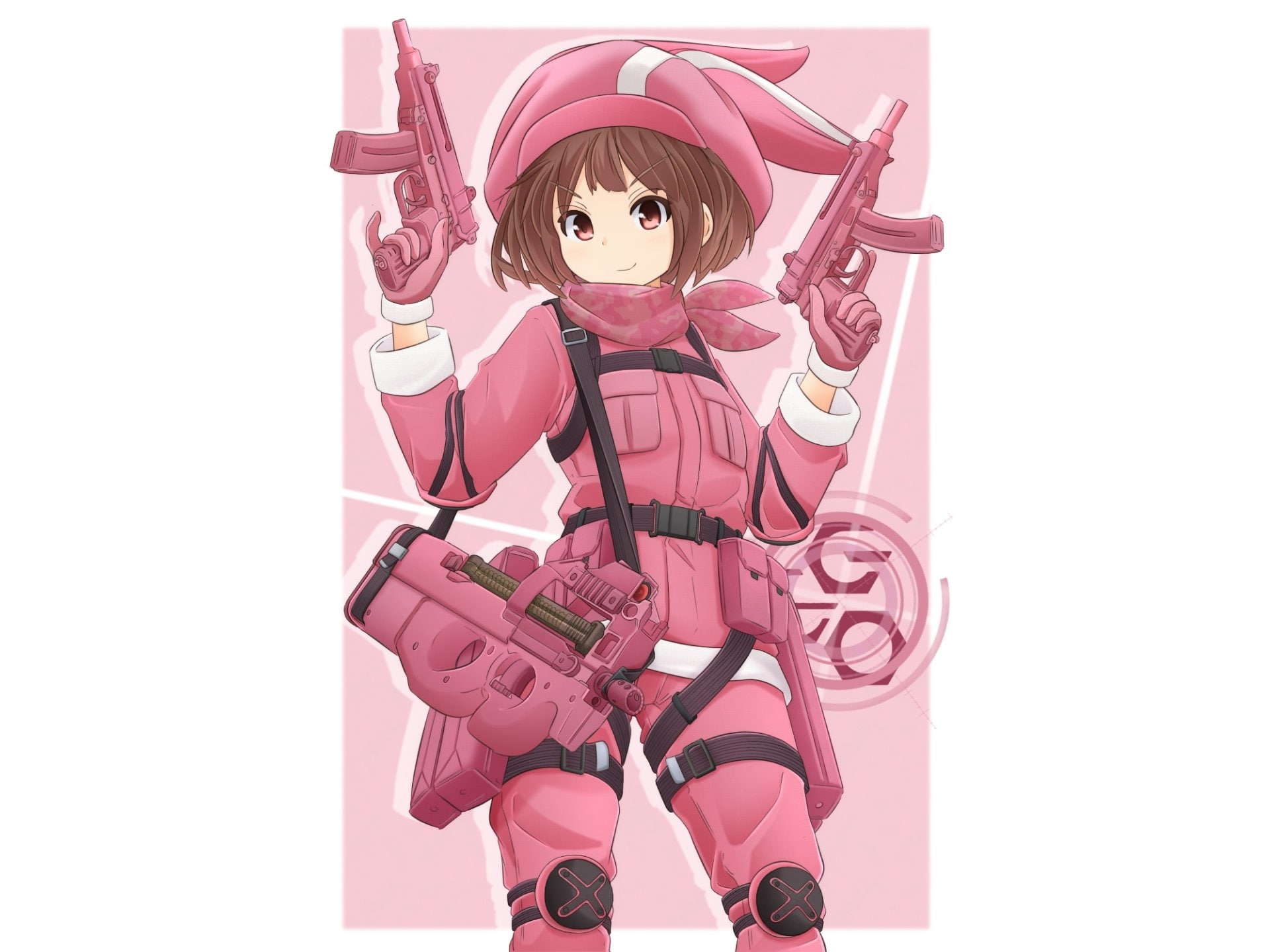 Karen Kohiruimaki, Sword Art Online Alternative: Gun Gale Online, 1080P, LLENN (Sword Art Online), Sword Art Online, HD Wallpaper